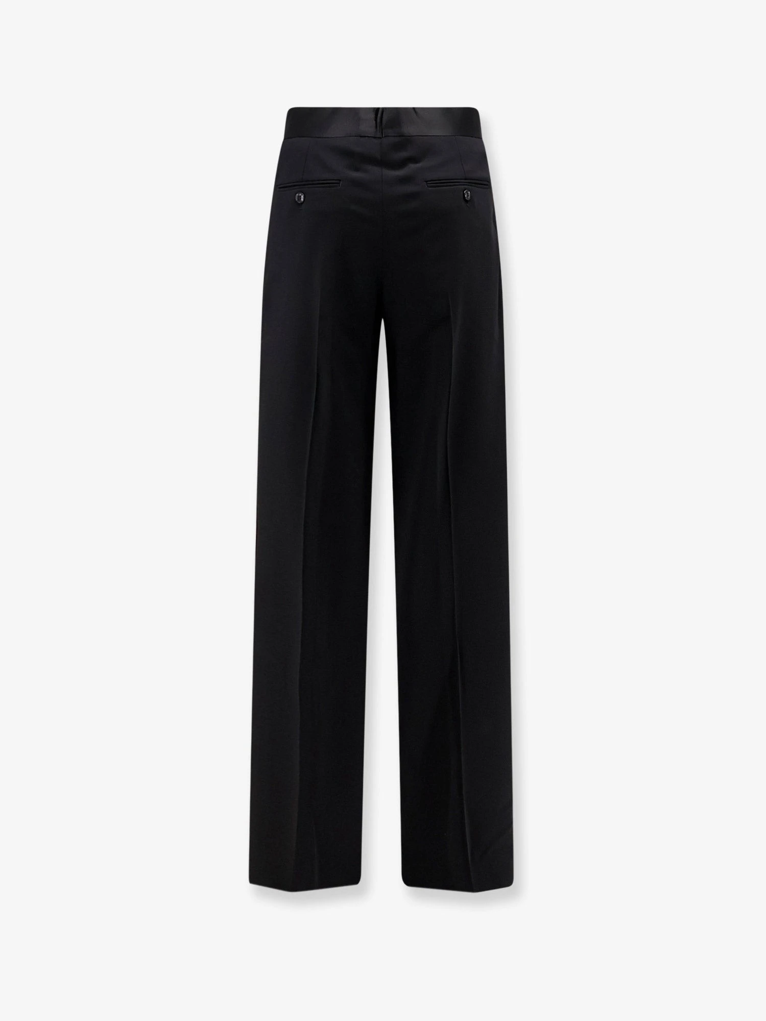 Black Tailored wool trousers