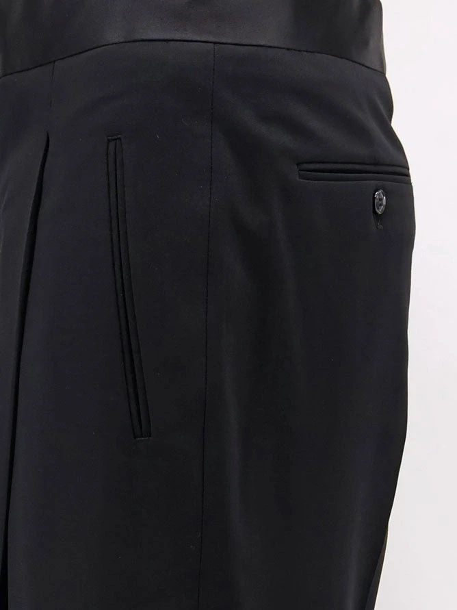 Black Tailored wool trousers