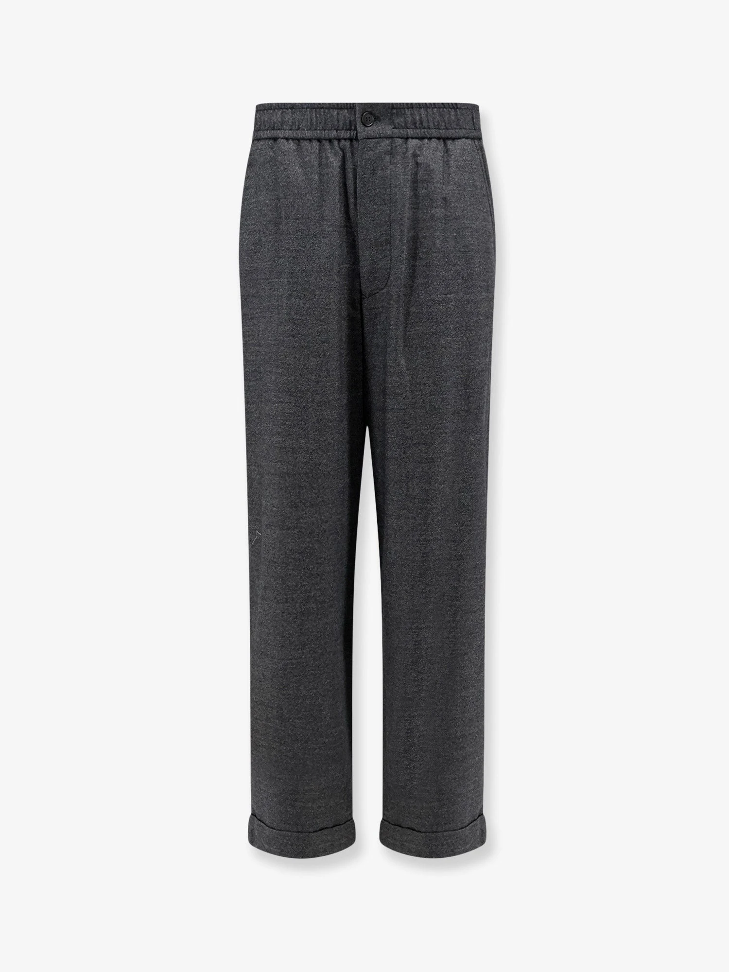 Over virgin wool and cashmere trousers
