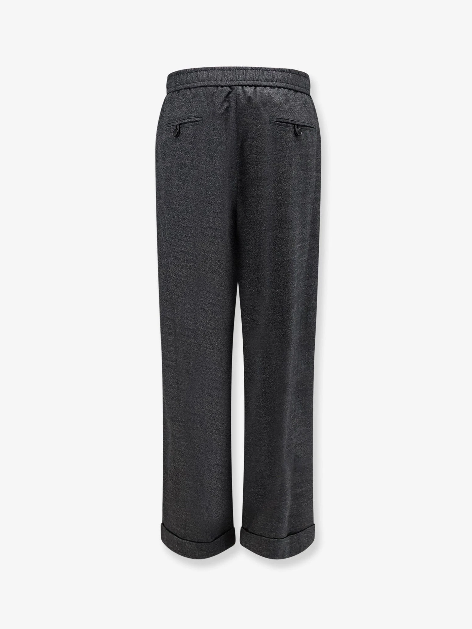 Over virgin wool and cashmere trousers