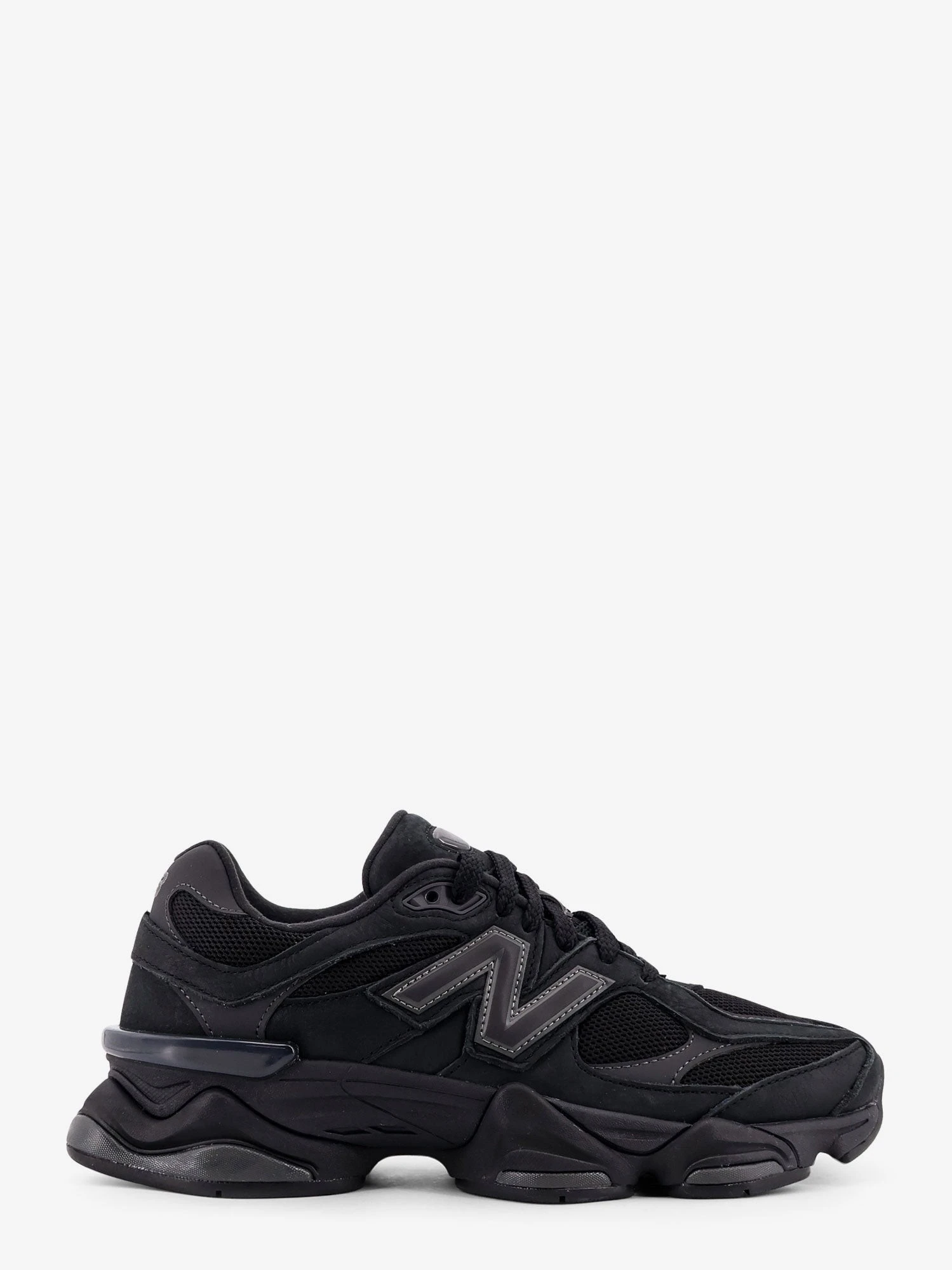 9060 mesh and leather sneakers