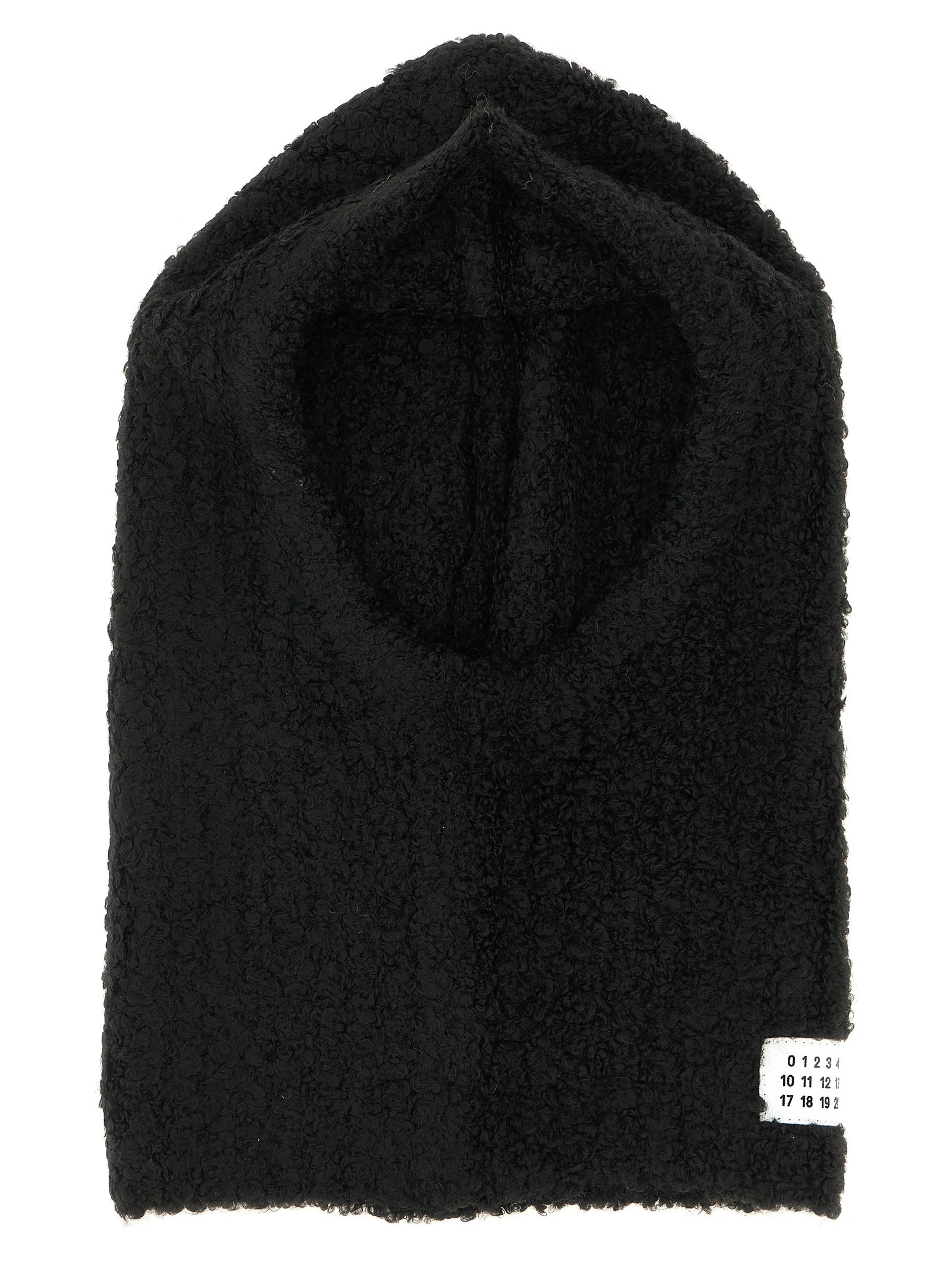 Bouclé balaclava with logo