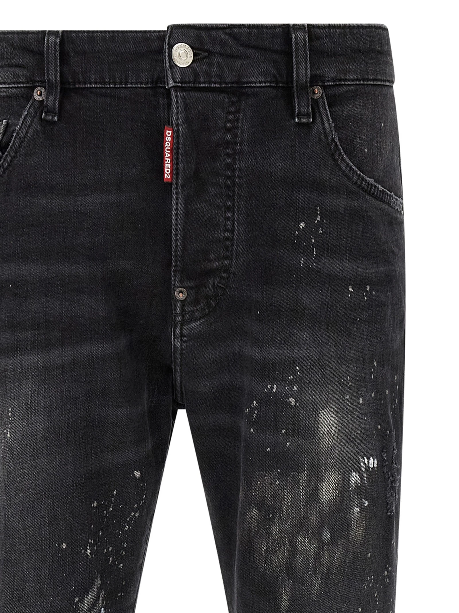 Splatter paint jeans