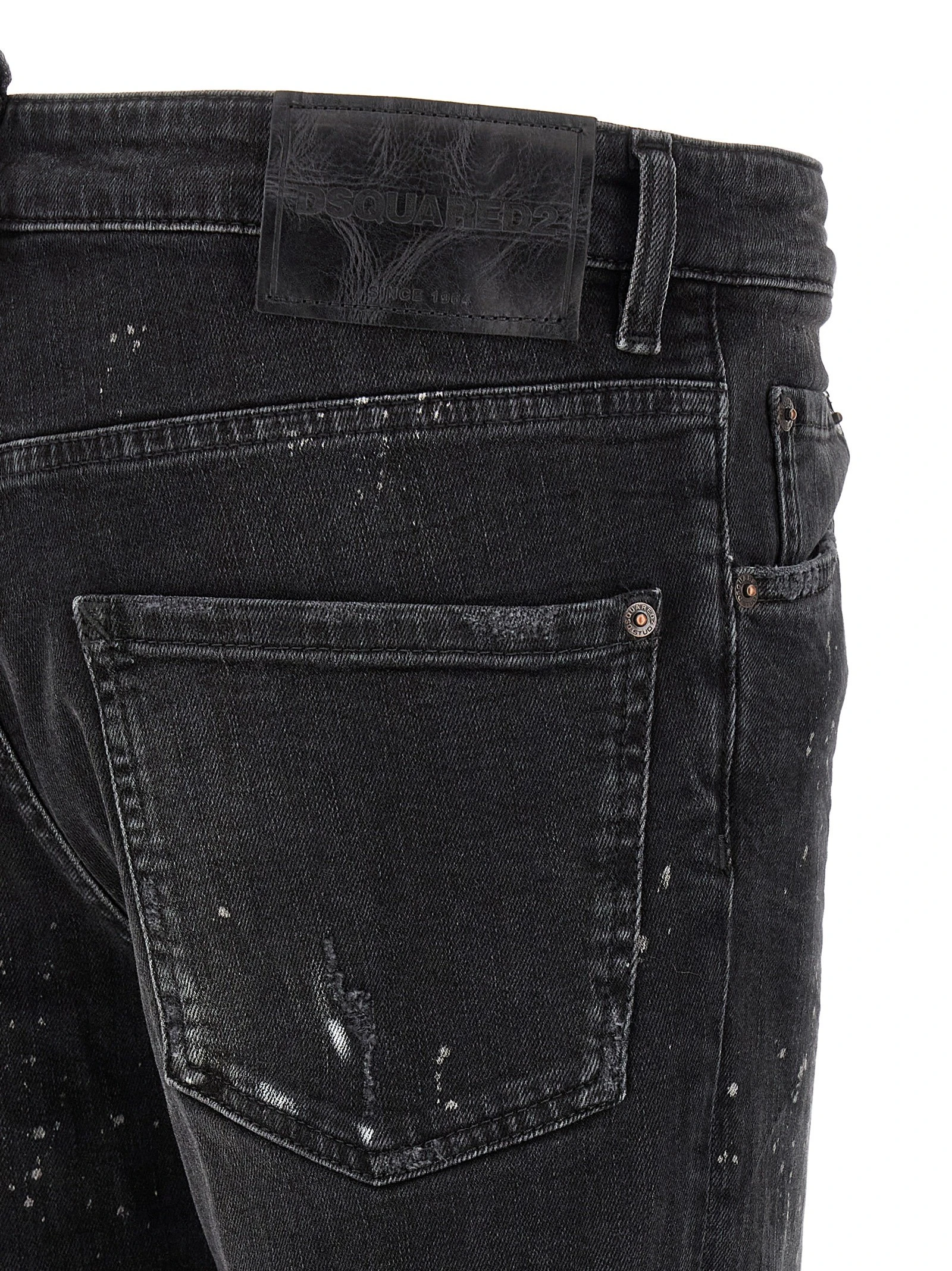 Splatter paint jeans