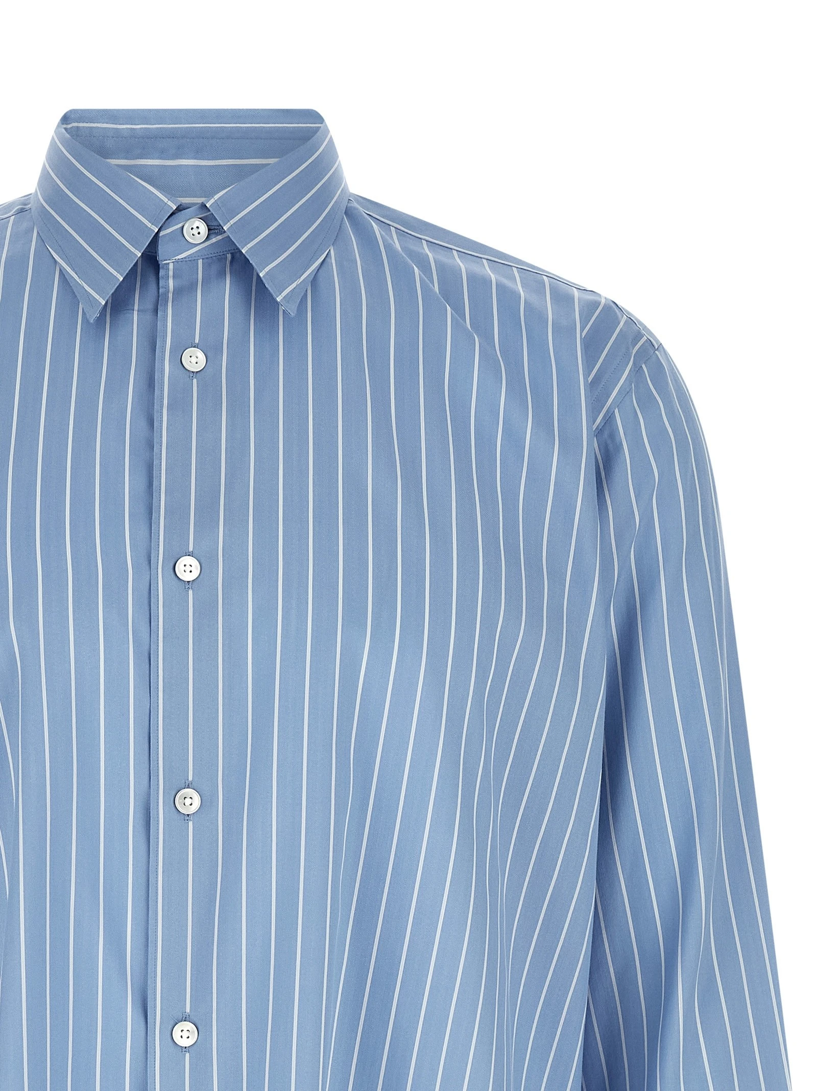 Cotton and silk shirt