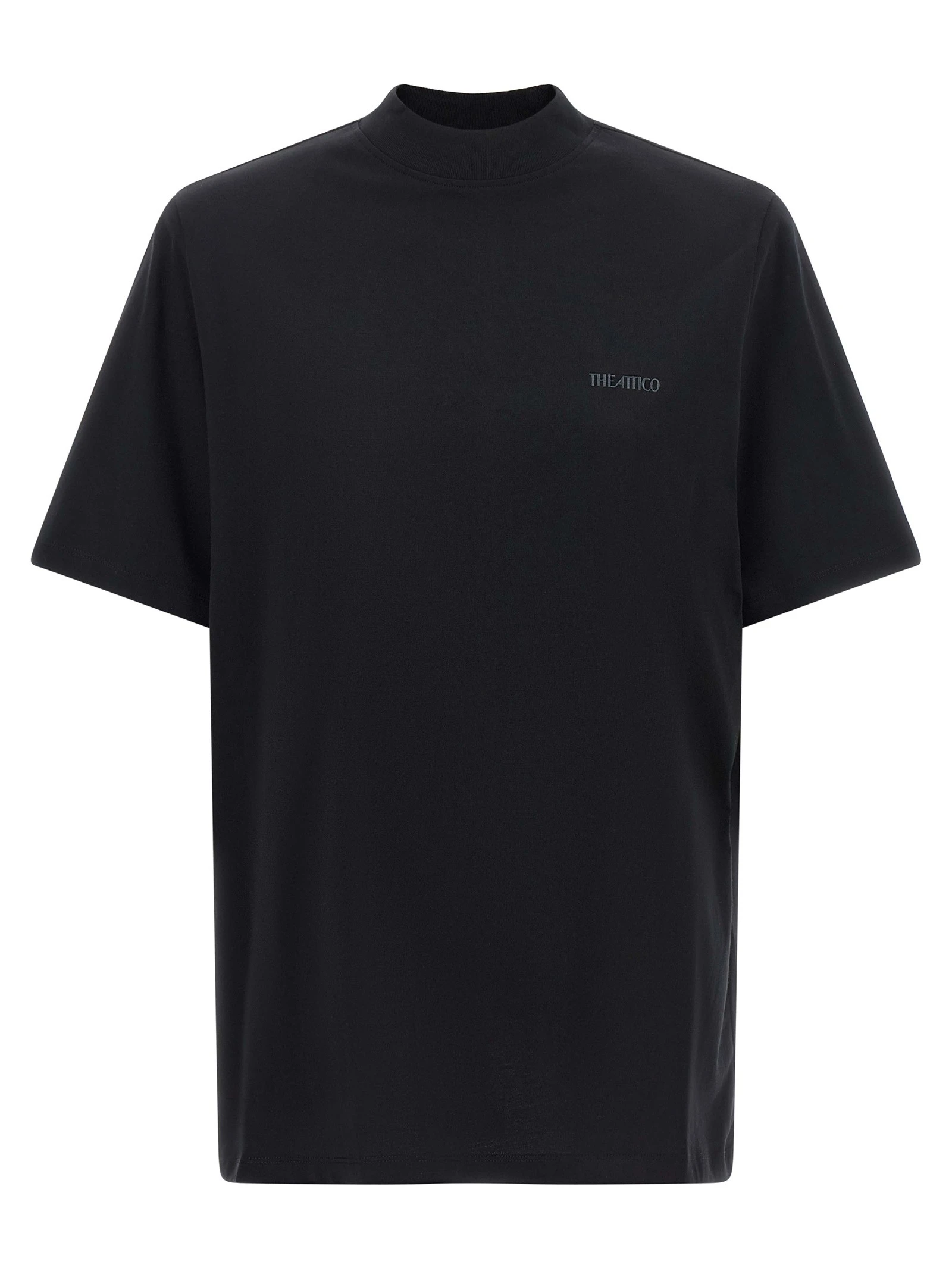 Mock-neck T-shirt