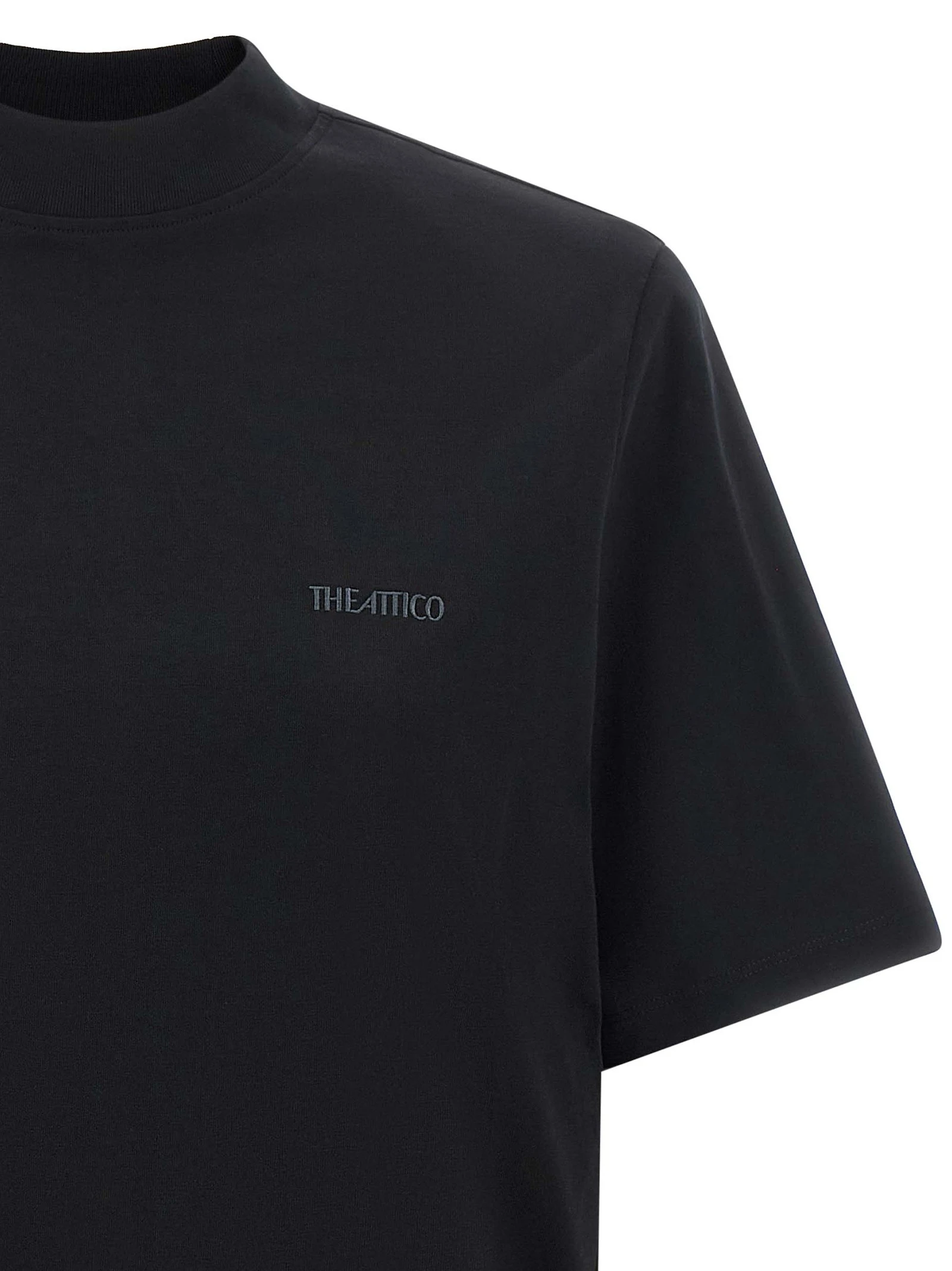 Mock-neck T-shirt