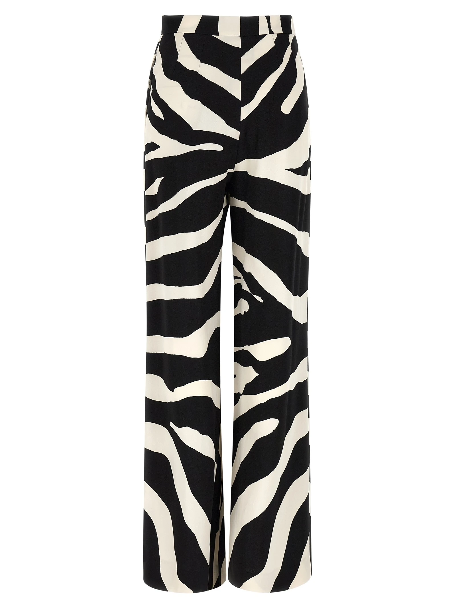 'Zebra' print palazzo pants