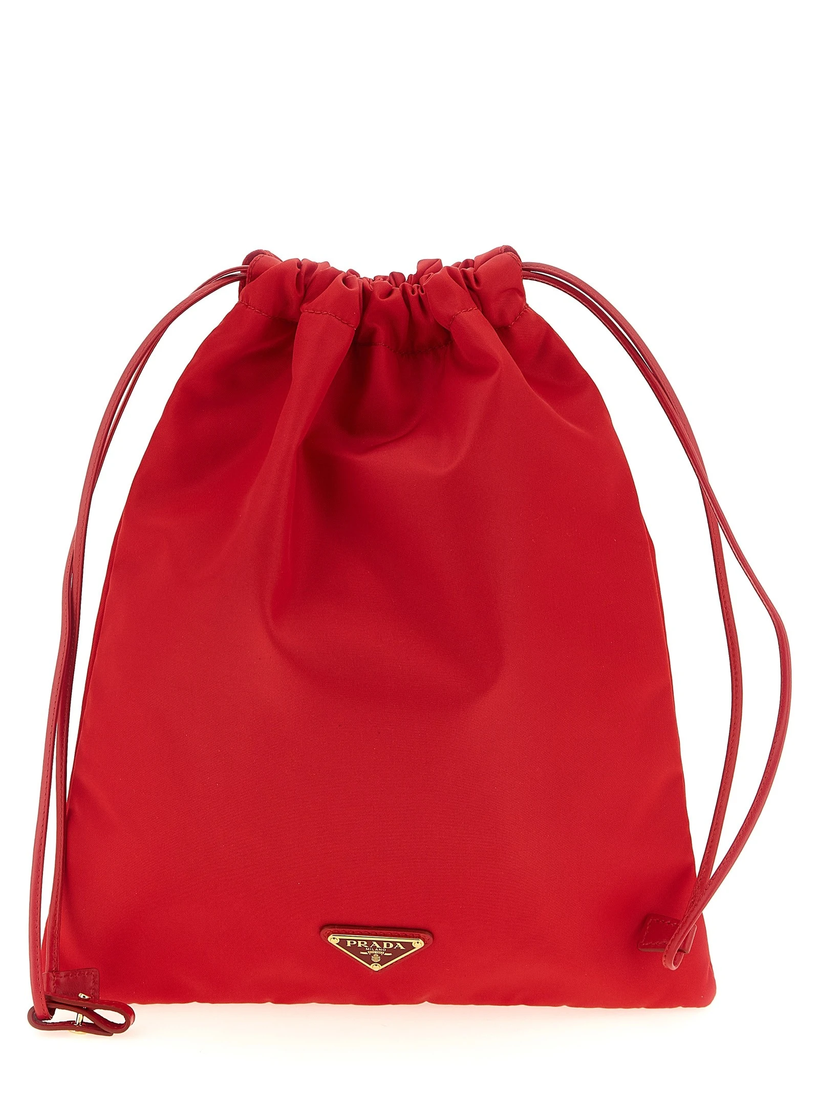 'Wish in Re-Nylon' pouch with logo
