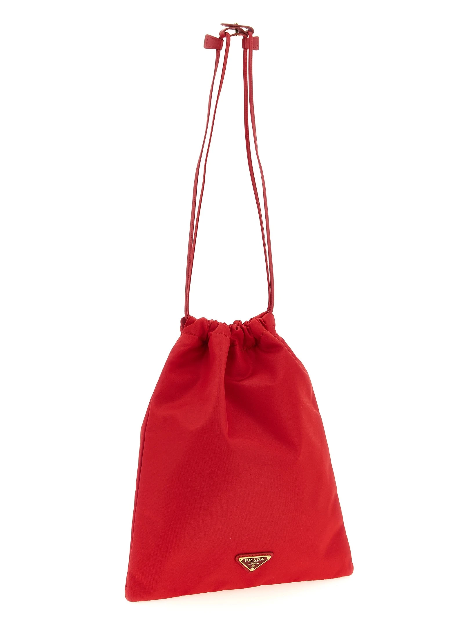 'Wish in Re-Nylon' pouch with logo