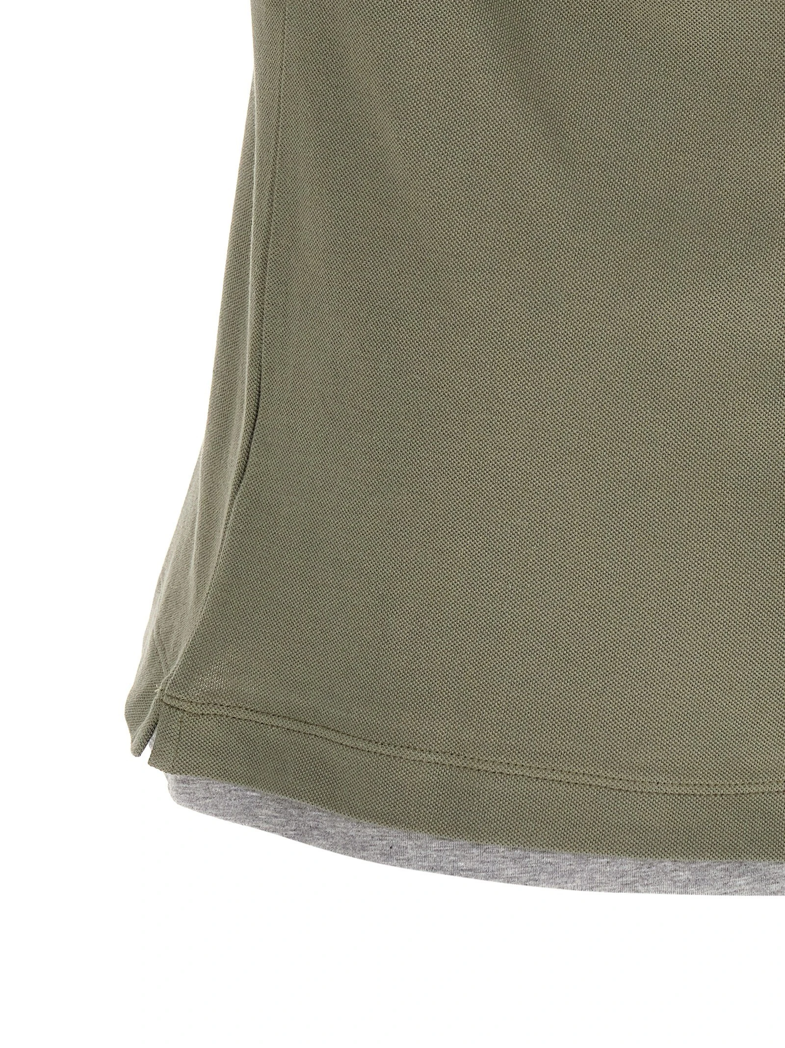 'Faux Layering' polo shirt