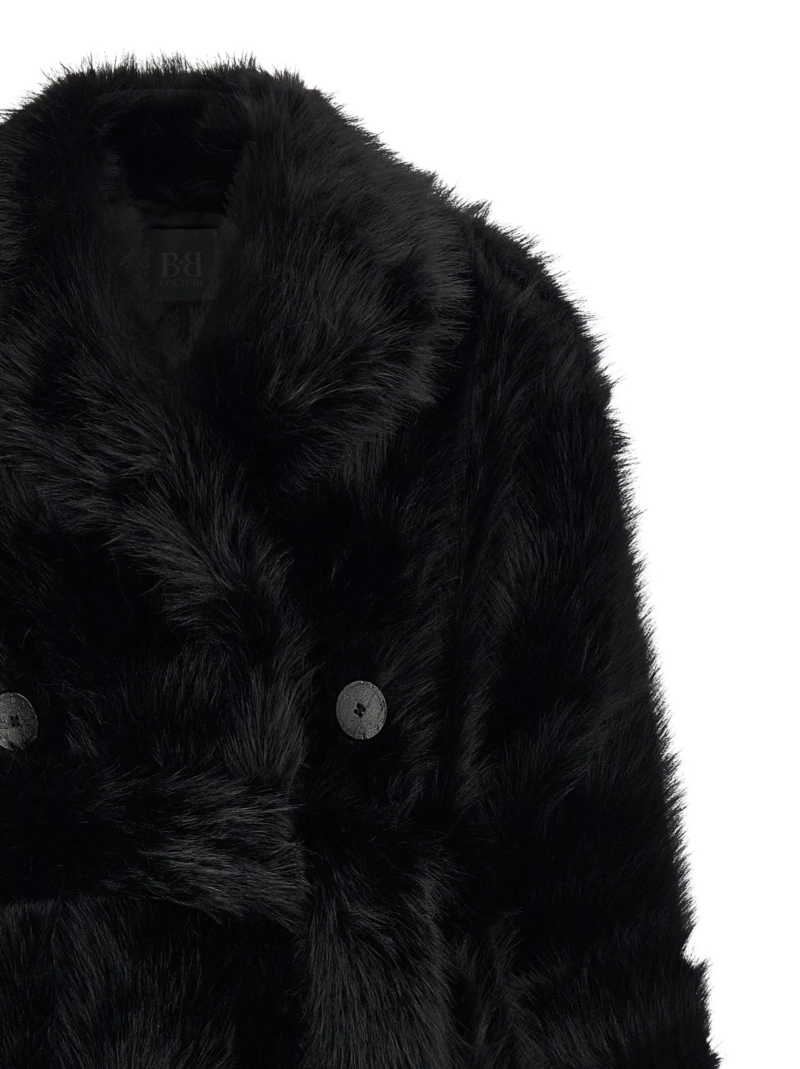 'Jackie' eco-fur trench coat
