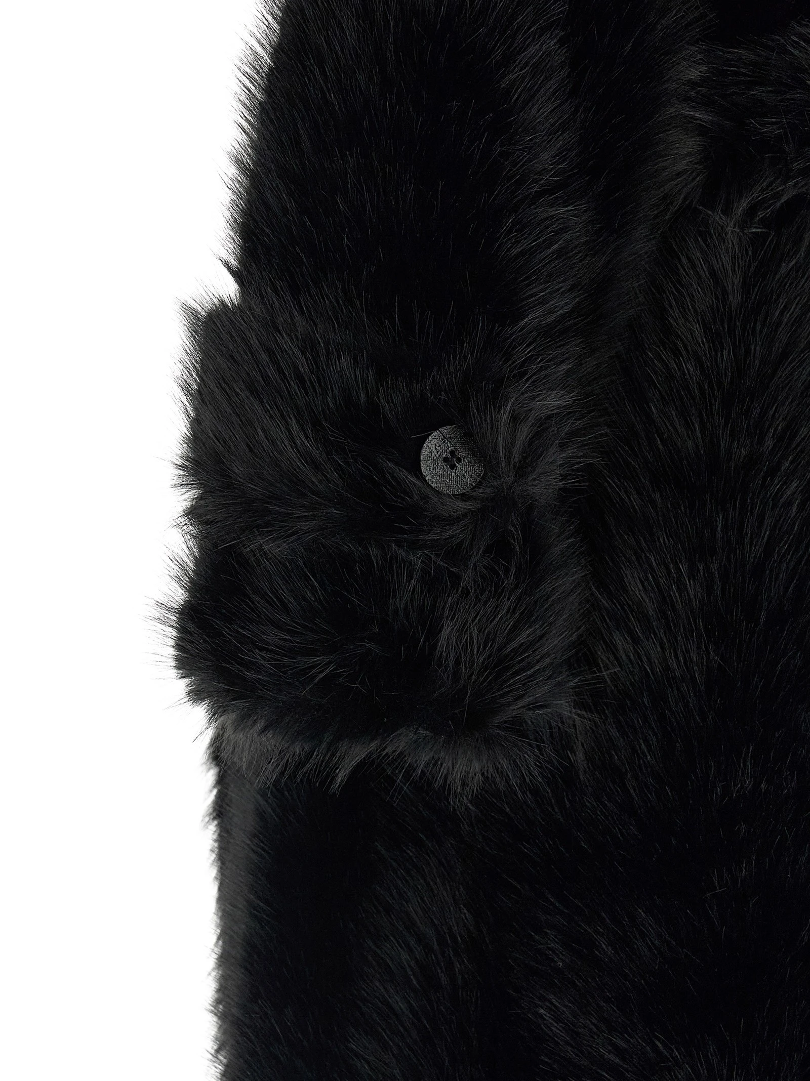 'Jackie' eco-fur trench coat
