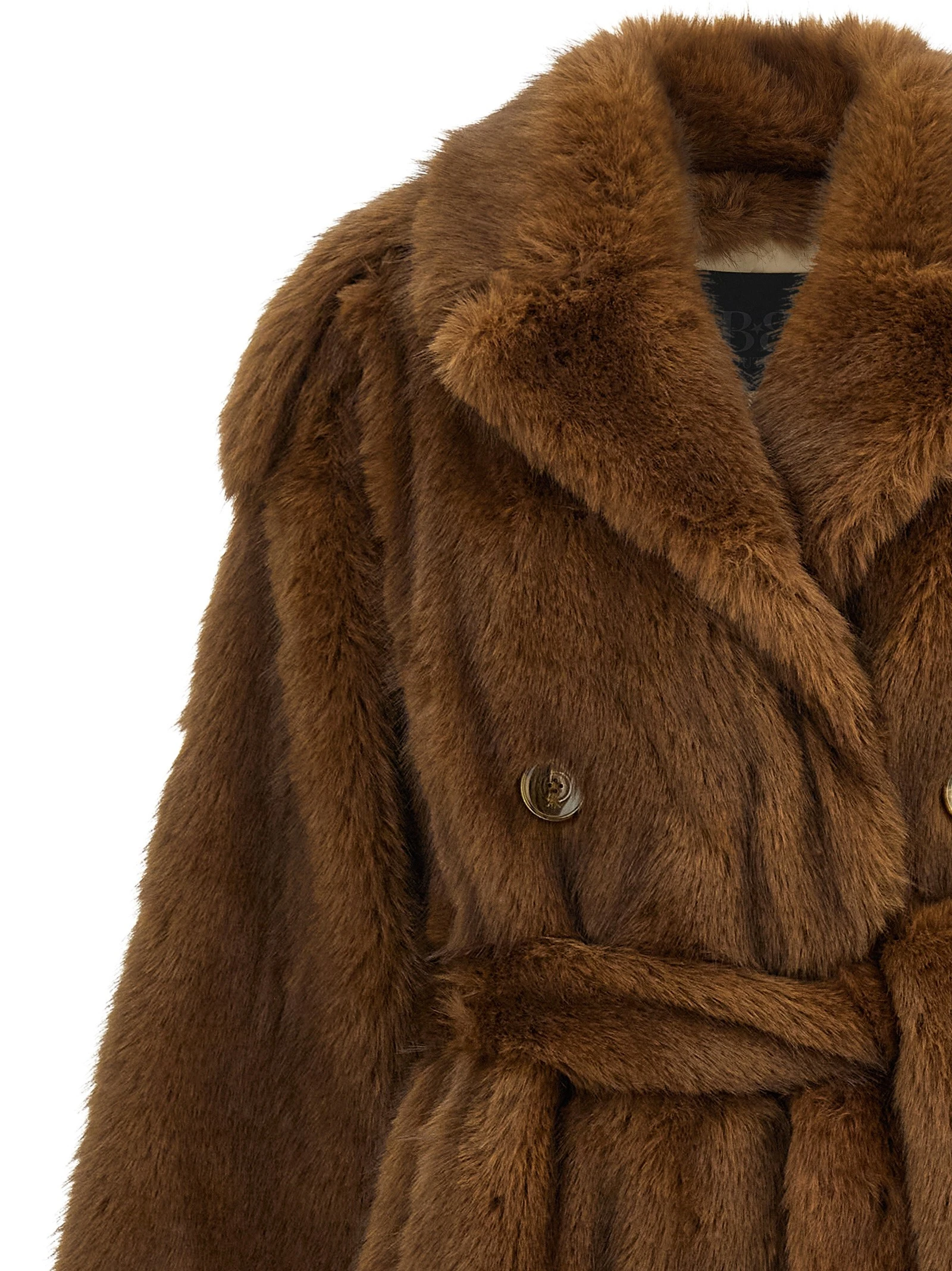 'Farrah' eco-fur coat