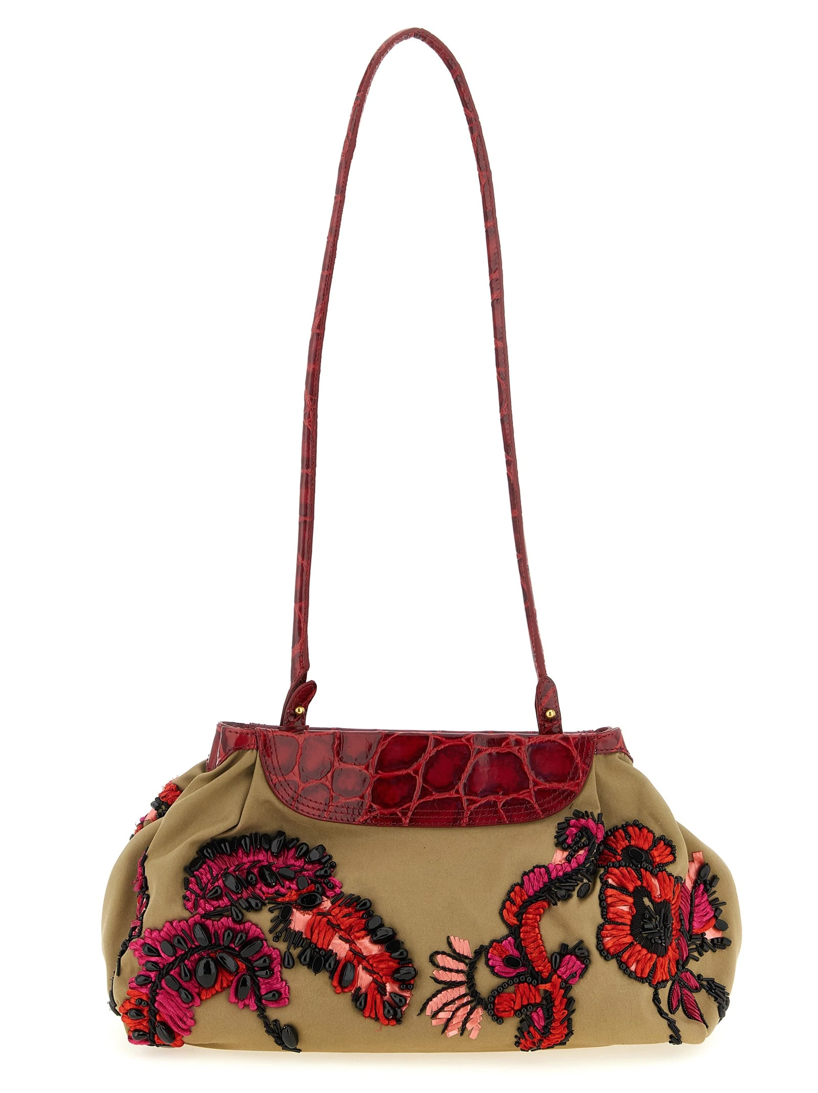 Embroidery clutch