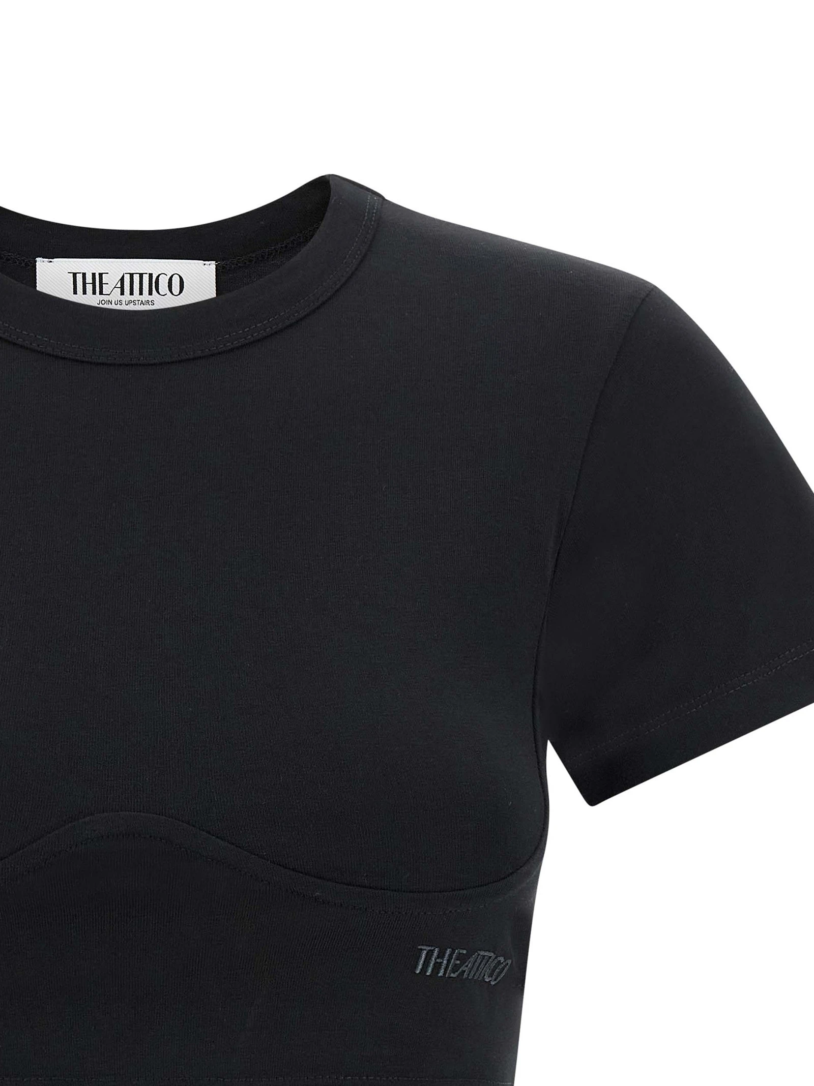 Bustier crop t-shirt