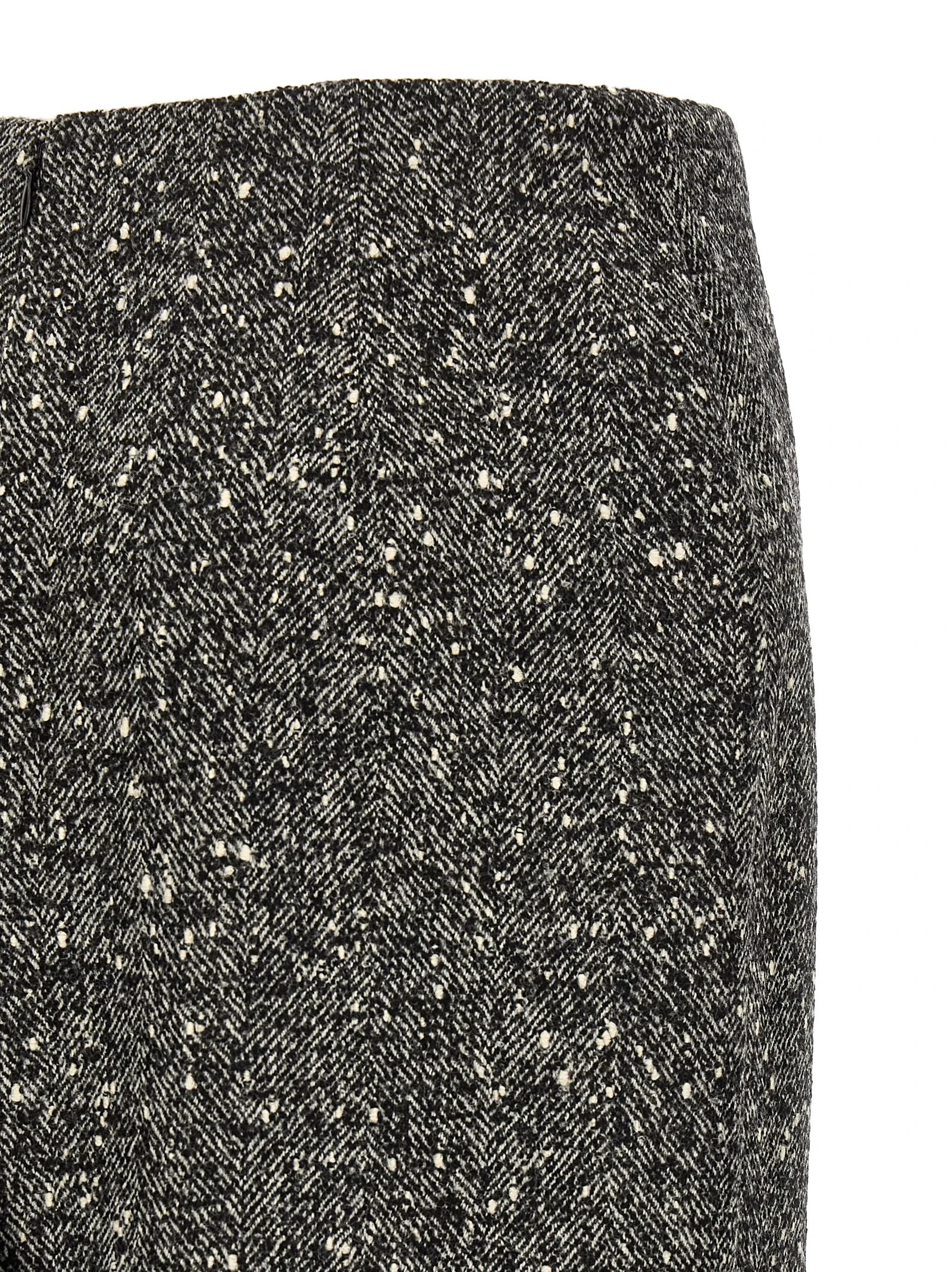 Valentino Garavani Chevron Bouclé skirt