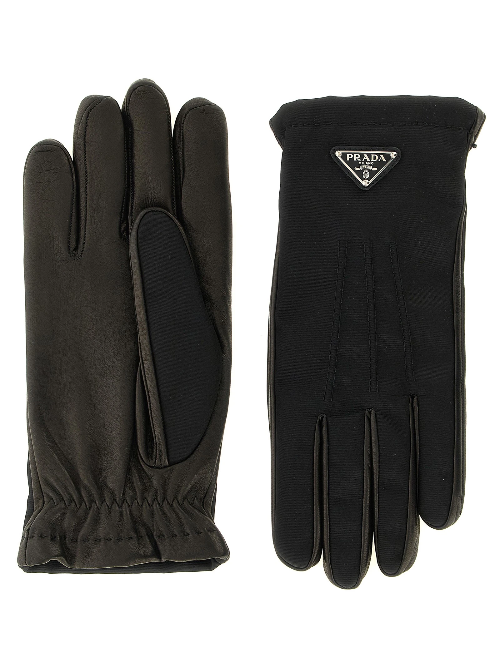 Re-Nylon and nappa gloves