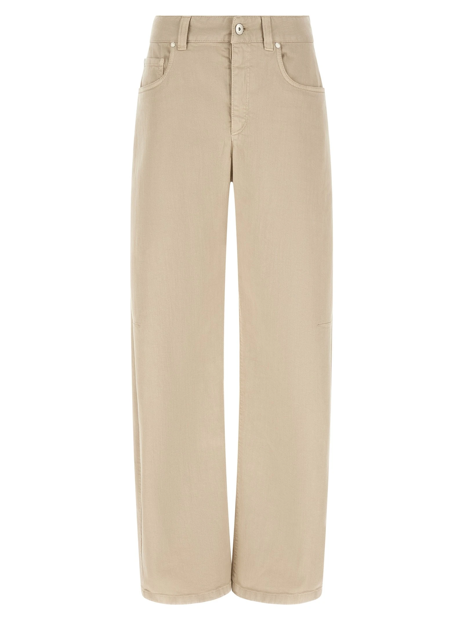 Garment-dyed jeans