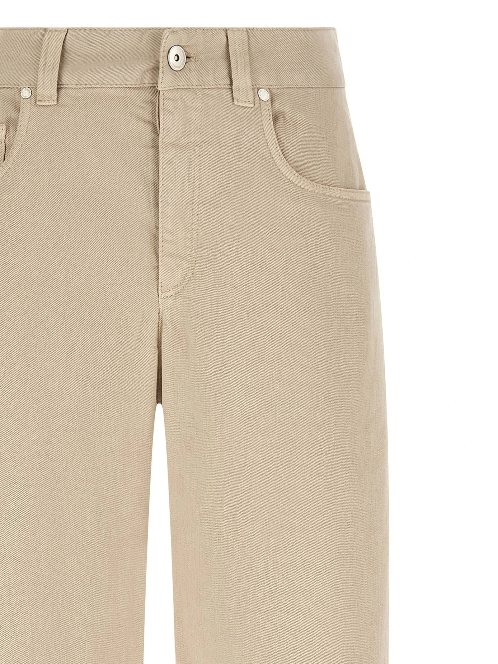 Garment-dyed jeans