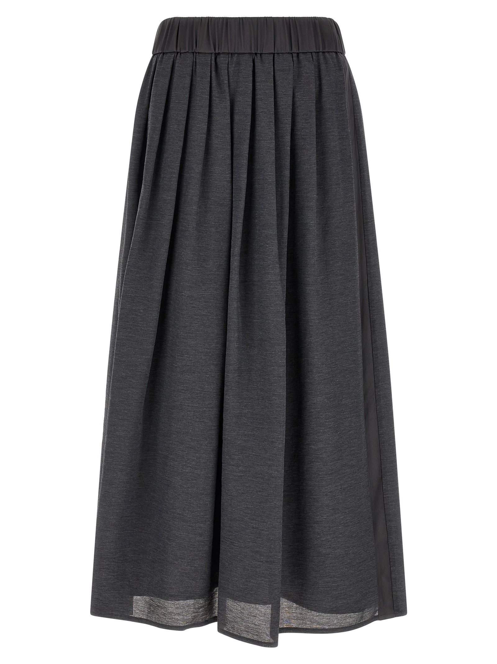 Skirt with elastic