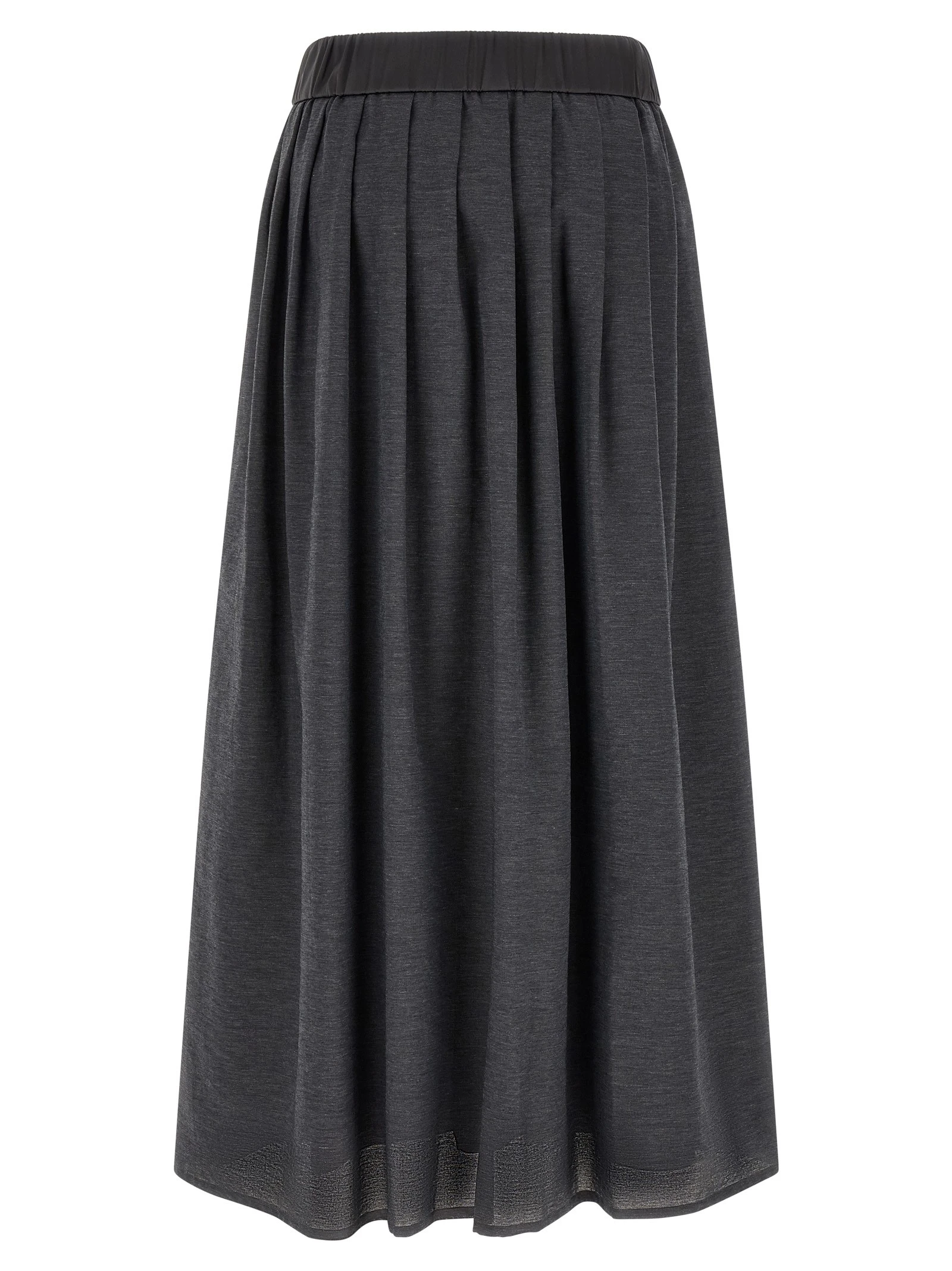Skirt with elastic