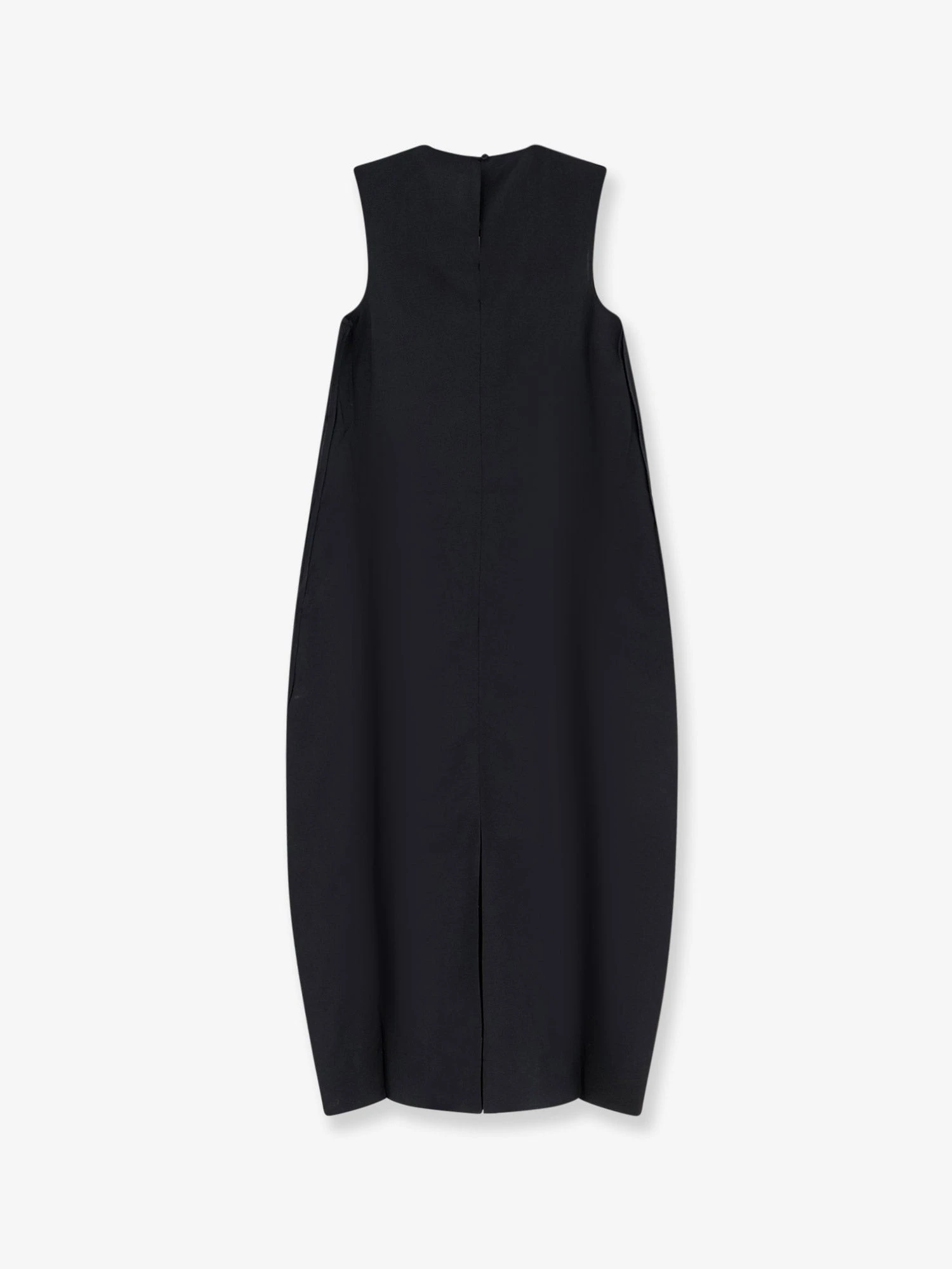 Hourglass linen and silk blend long dress