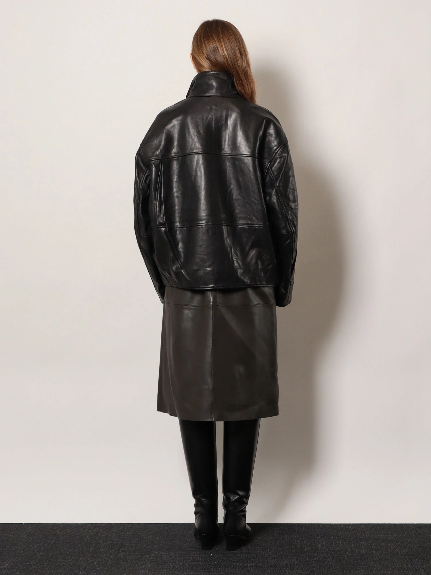 Gamma leather jacket
