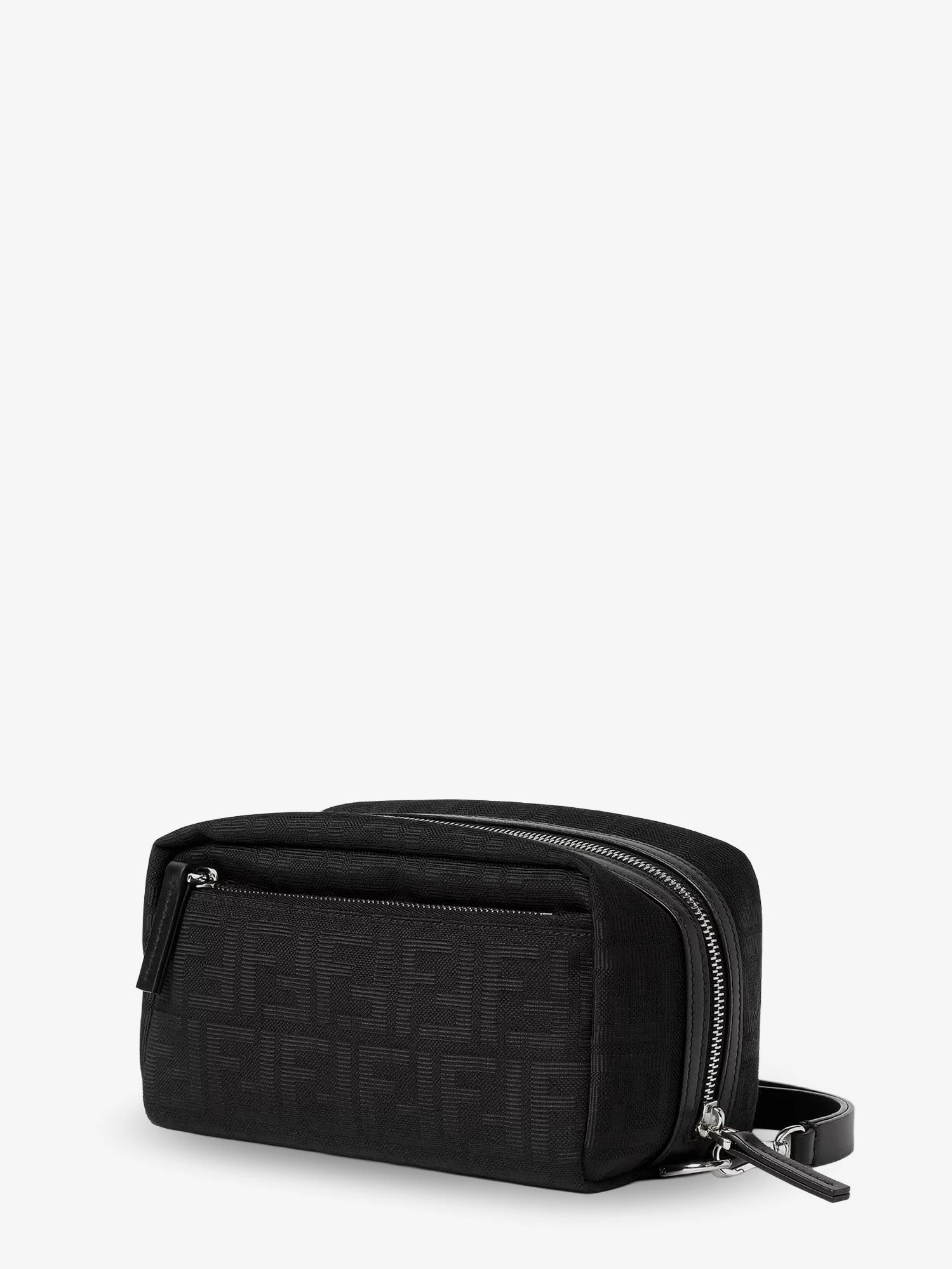 FF Zucca jacquard fabric clutch bag