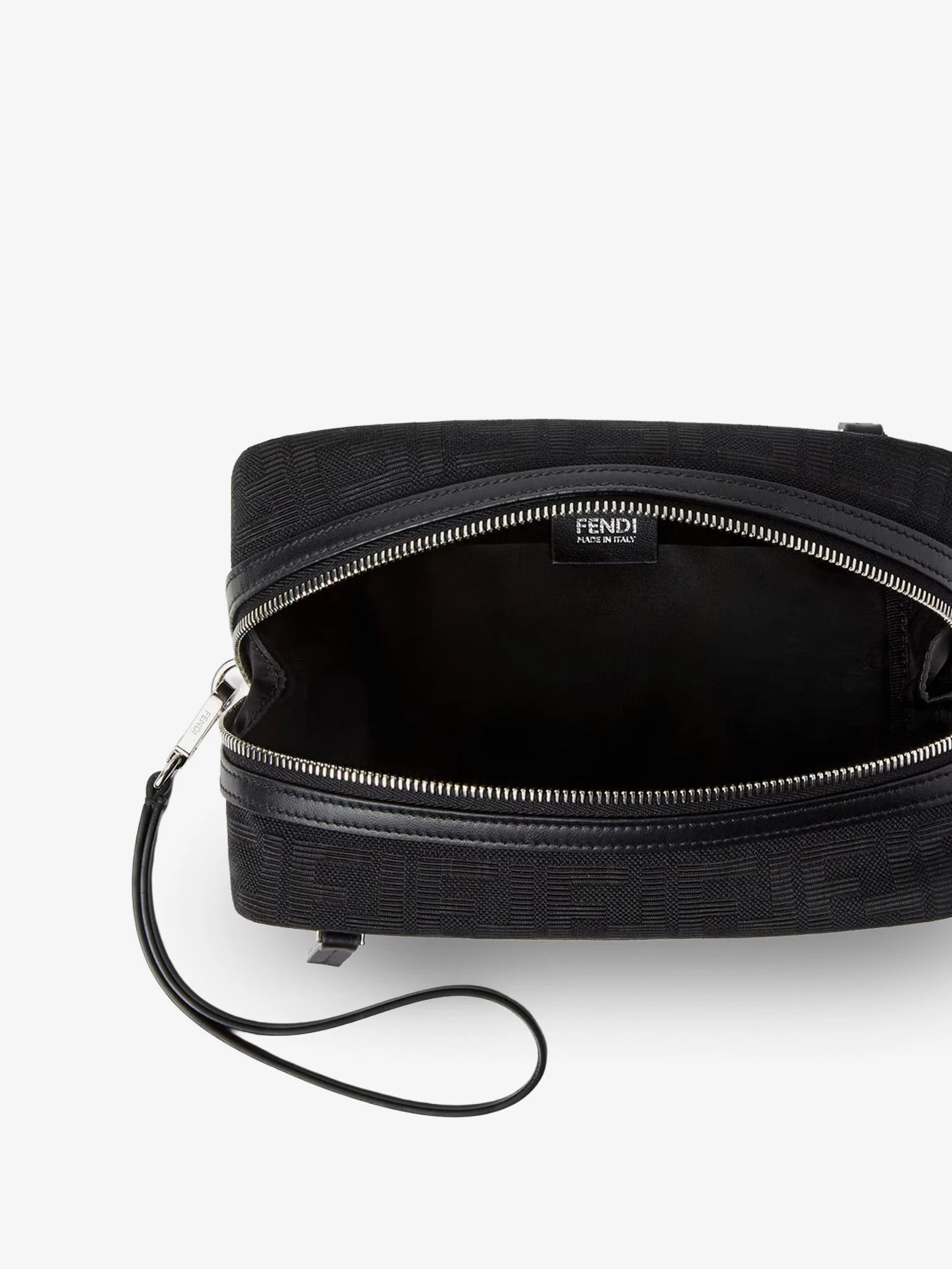 FF Zucca jacquard fabric clutch bag