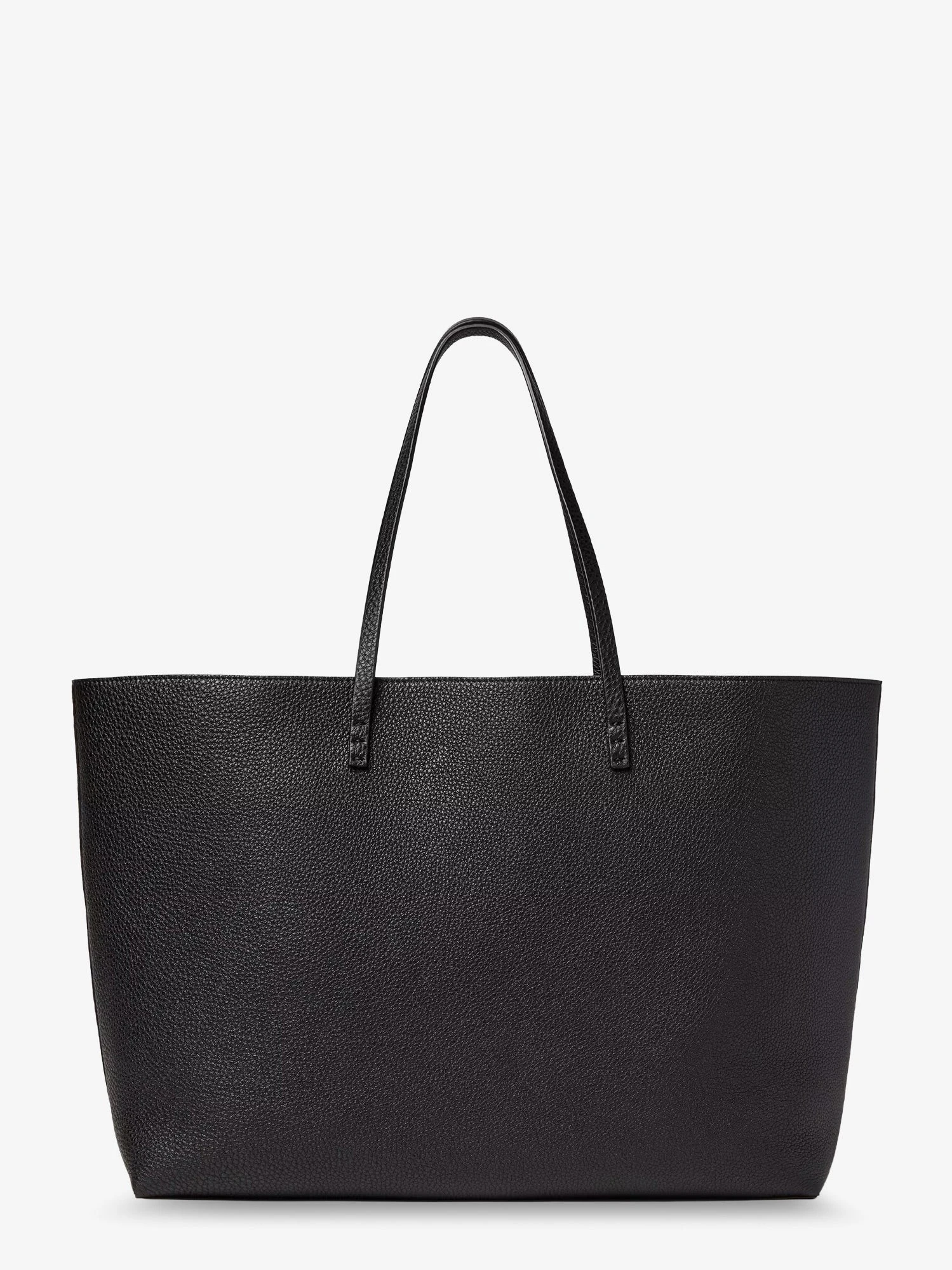 Medium Leather Roll Shopping Bag