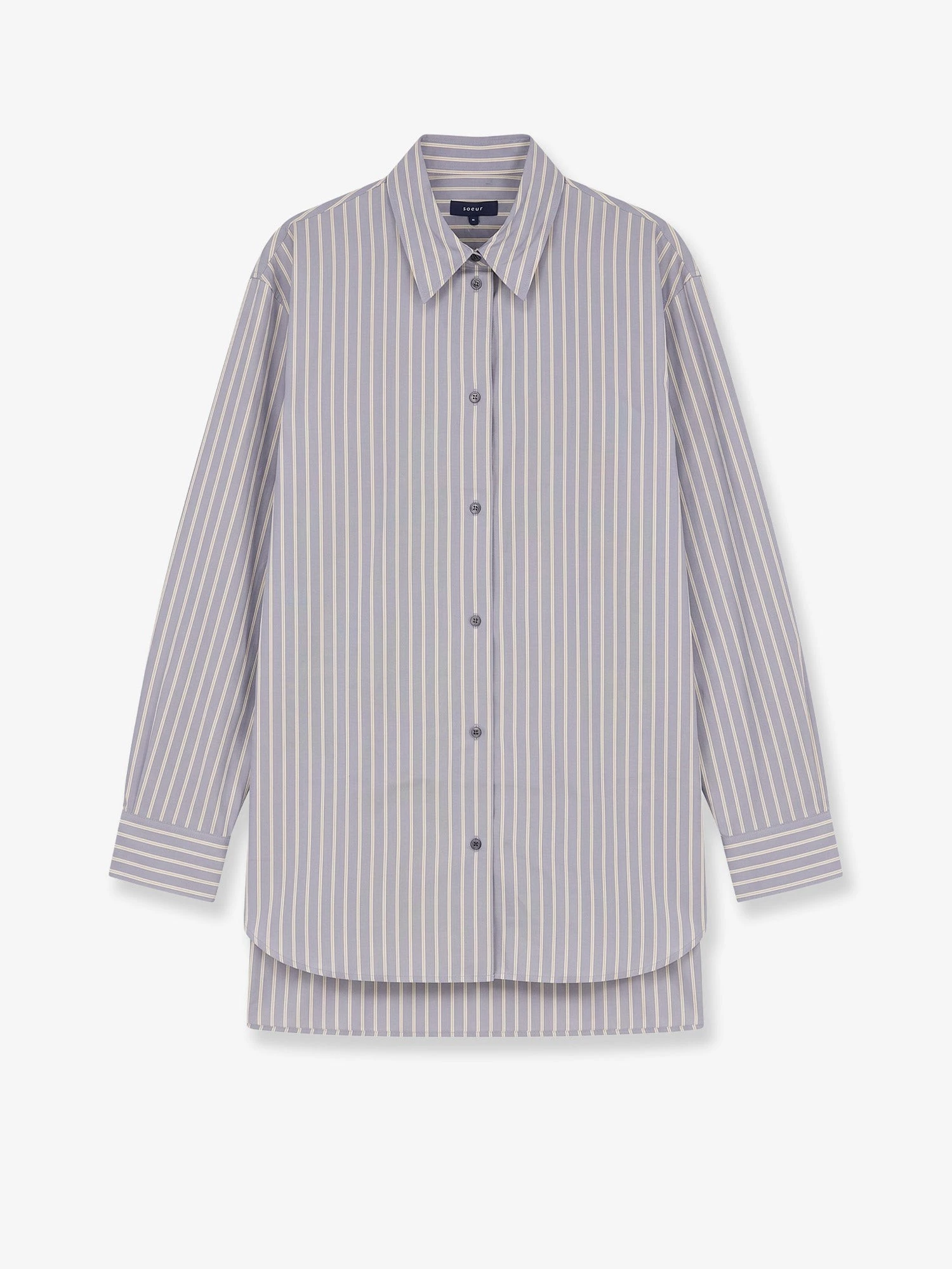 Grenade striped cotton shirt