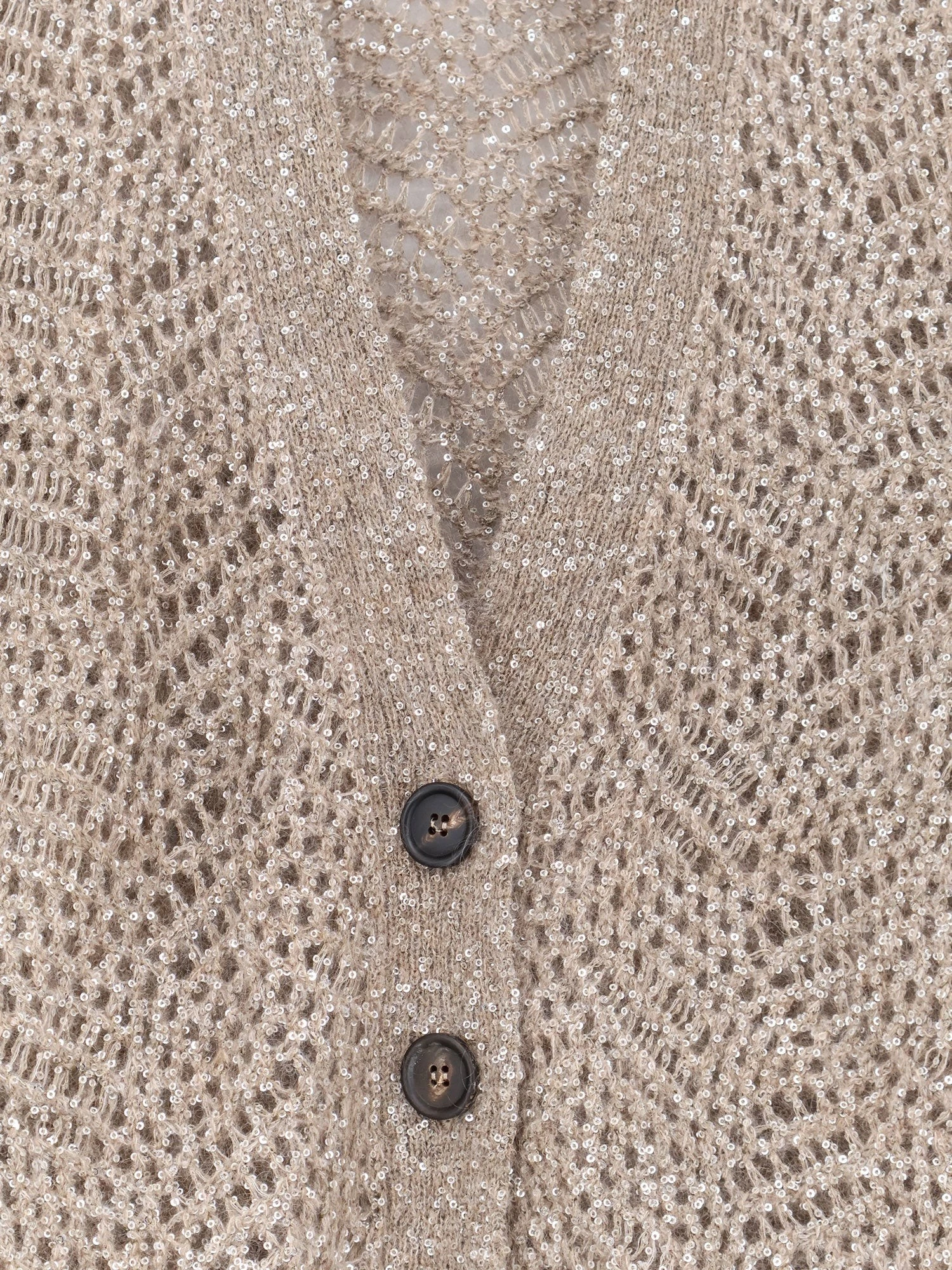Mohair blend cardigan with iconic Dazzling motif