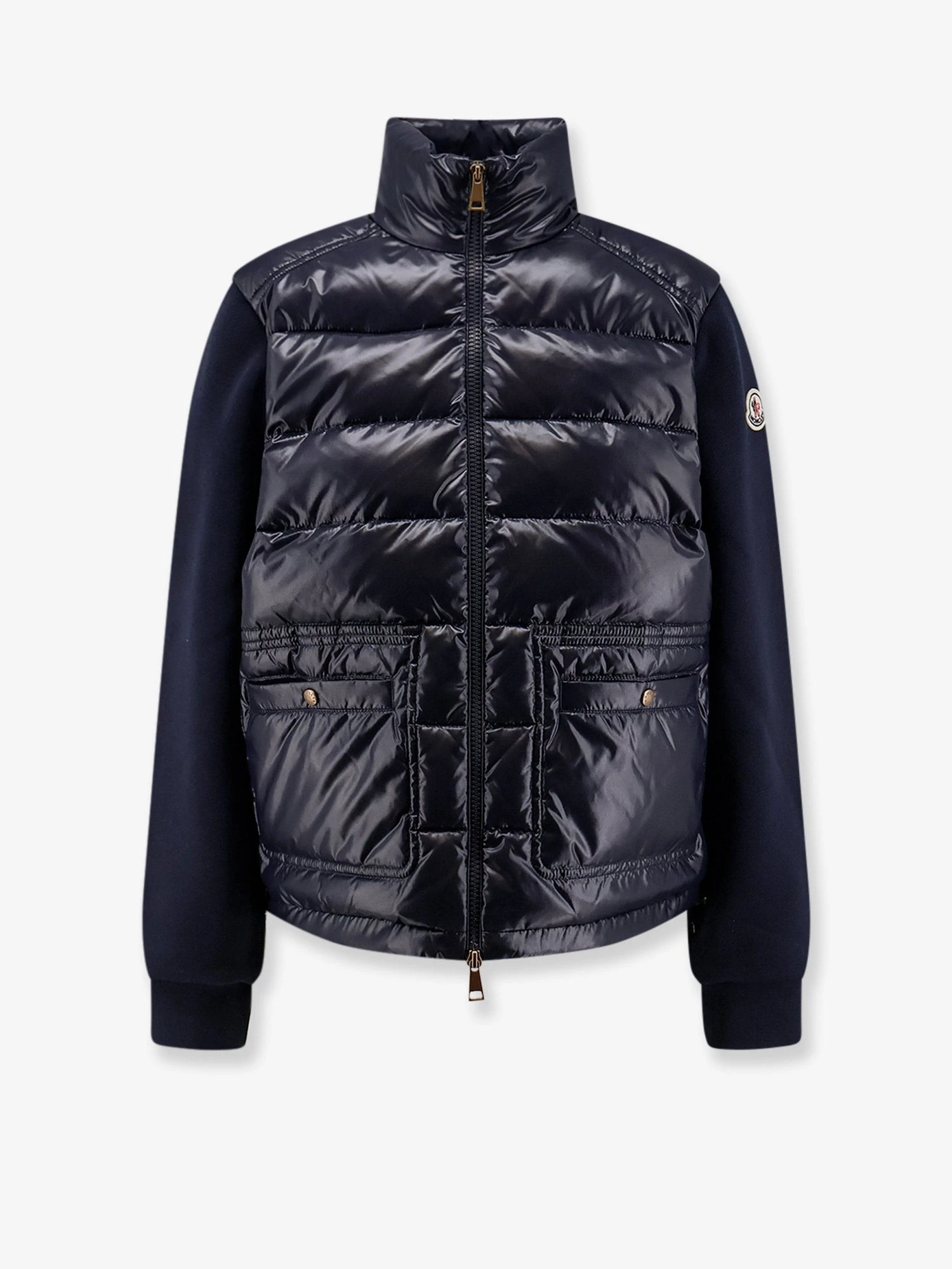Padded jacket with fabric details