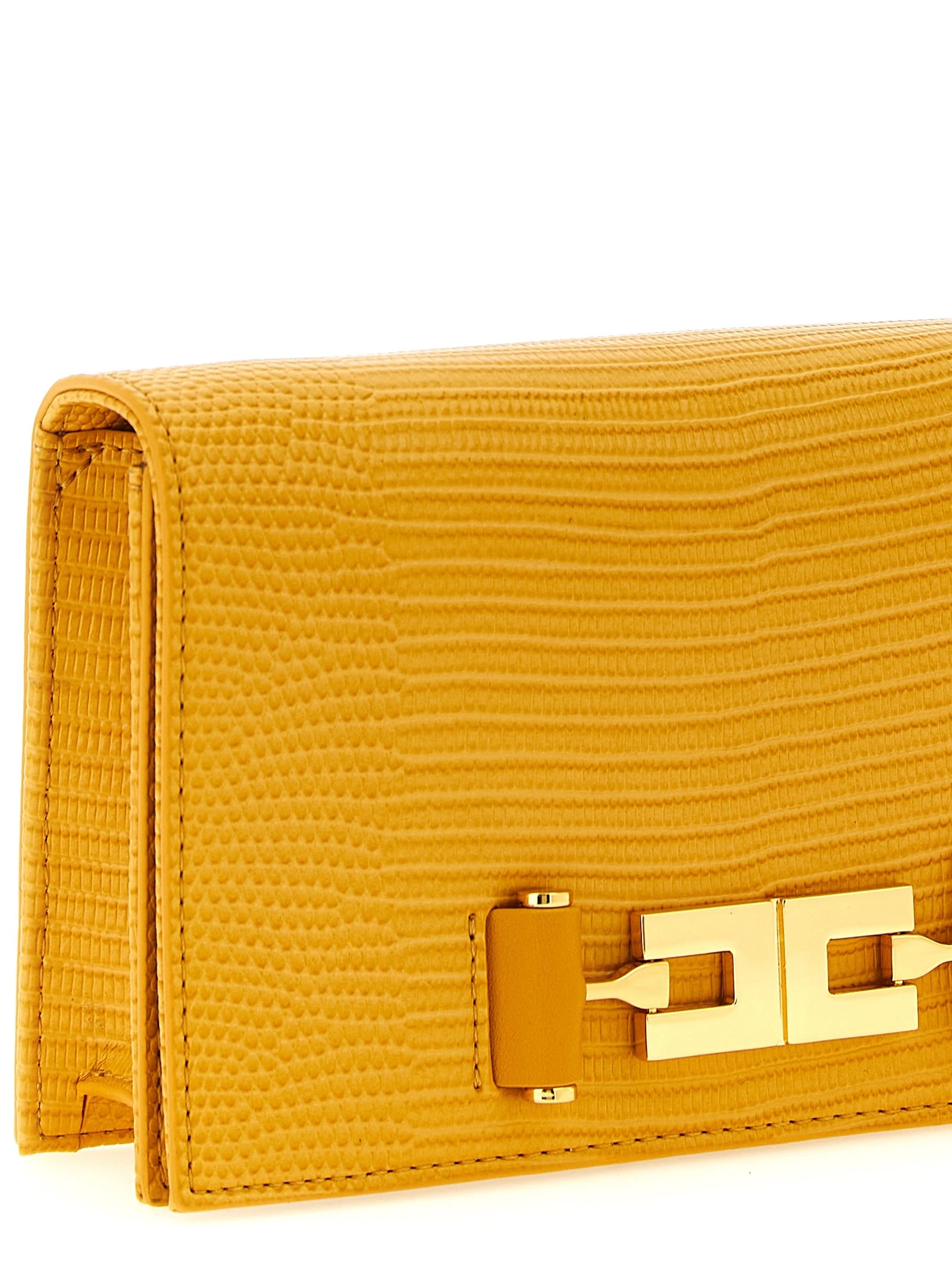 Lizard print crossbody bag
