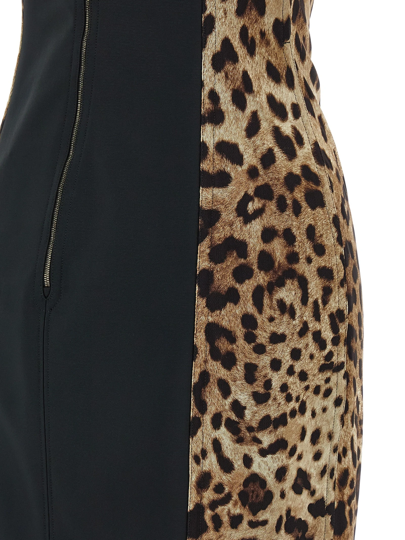 Animal-Print Corset Dress