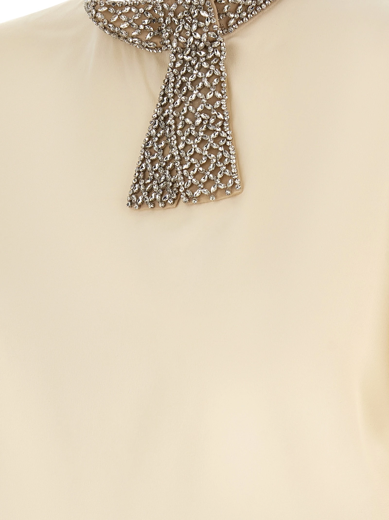 Valentino Garavani jewel collar top