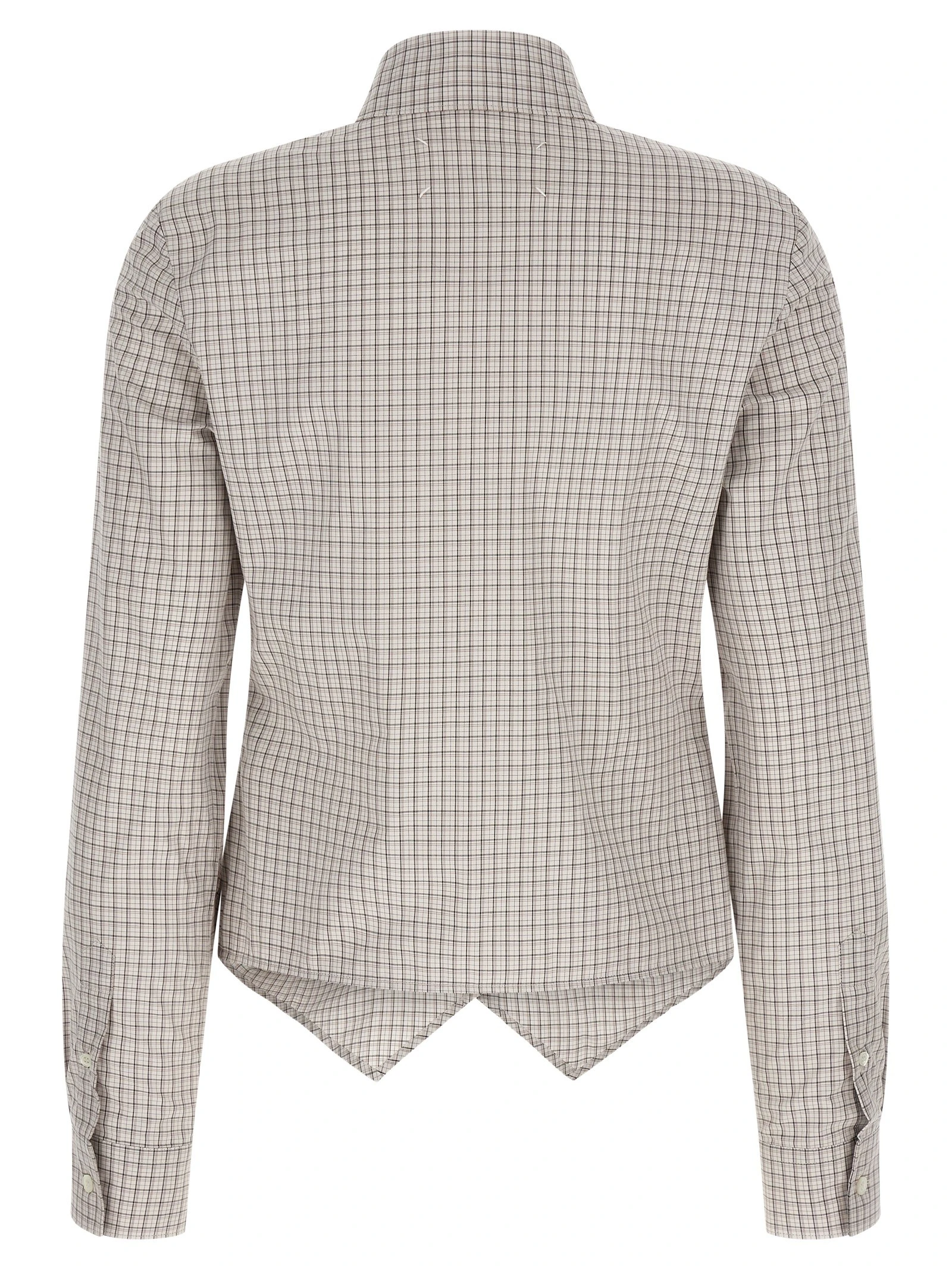 Pointed hem shirt