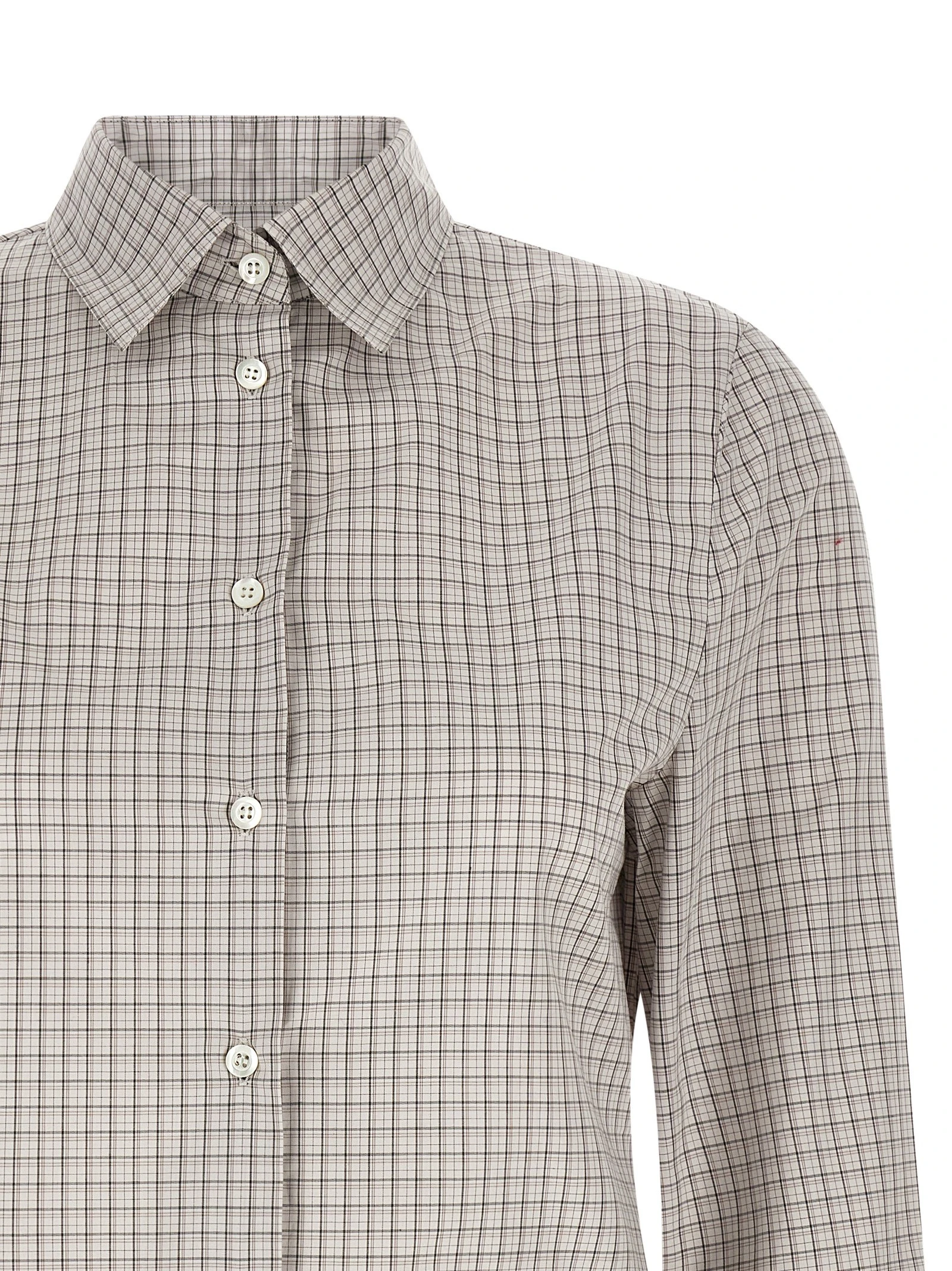 Pointed hem shirt