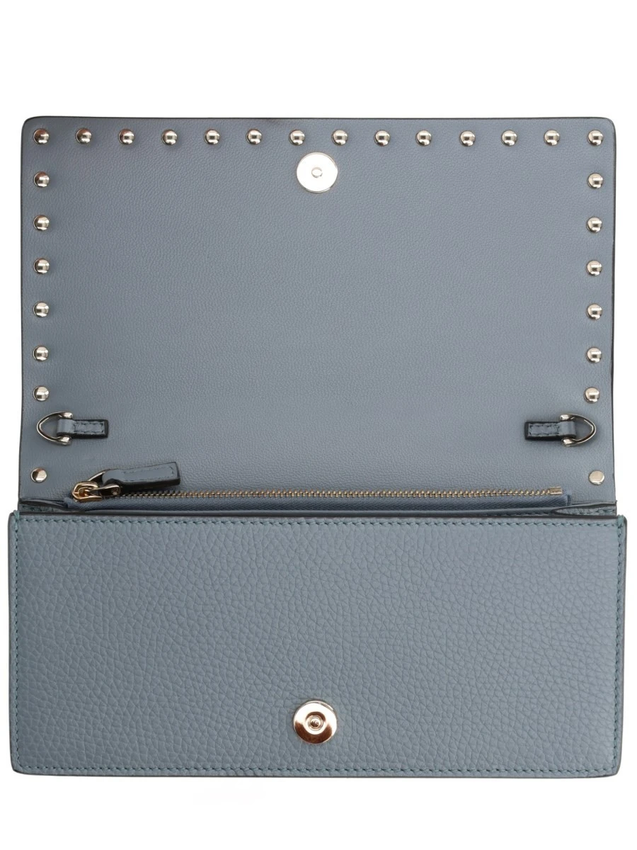 PORTAFOGLIO "ROCKSTUD" CON CATENA