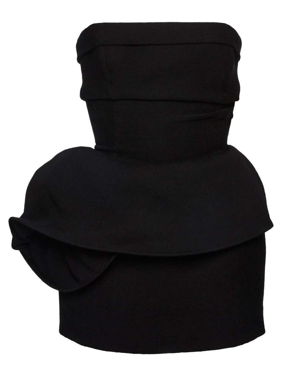MINI DRESS WITH DRAPE