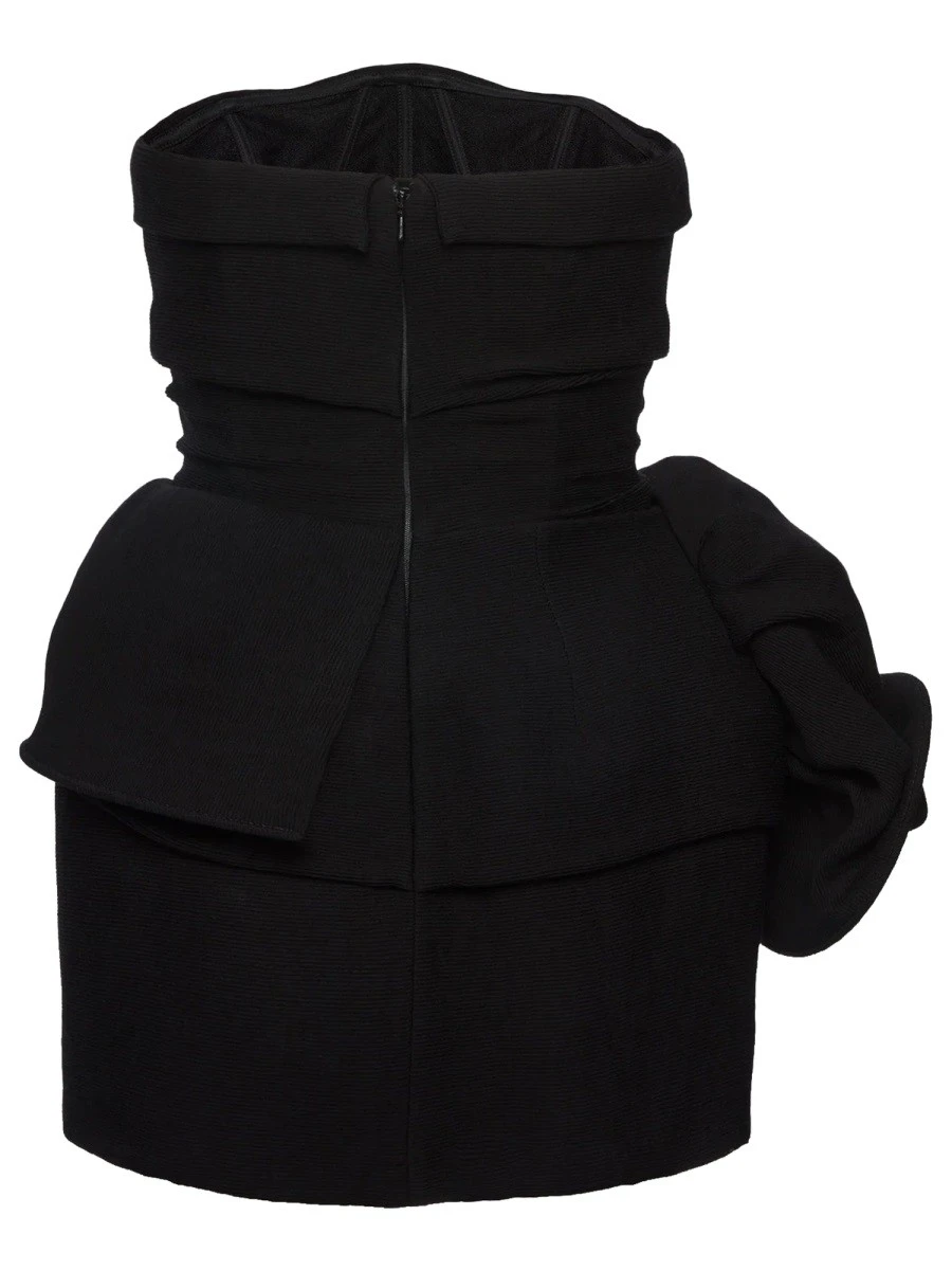 MINI DRESS WITH DRAPE