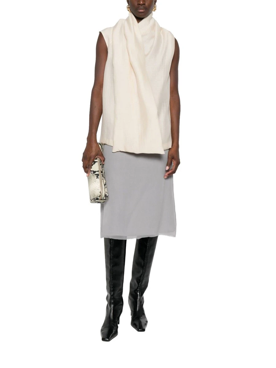 BLOUSE WITH SCARF