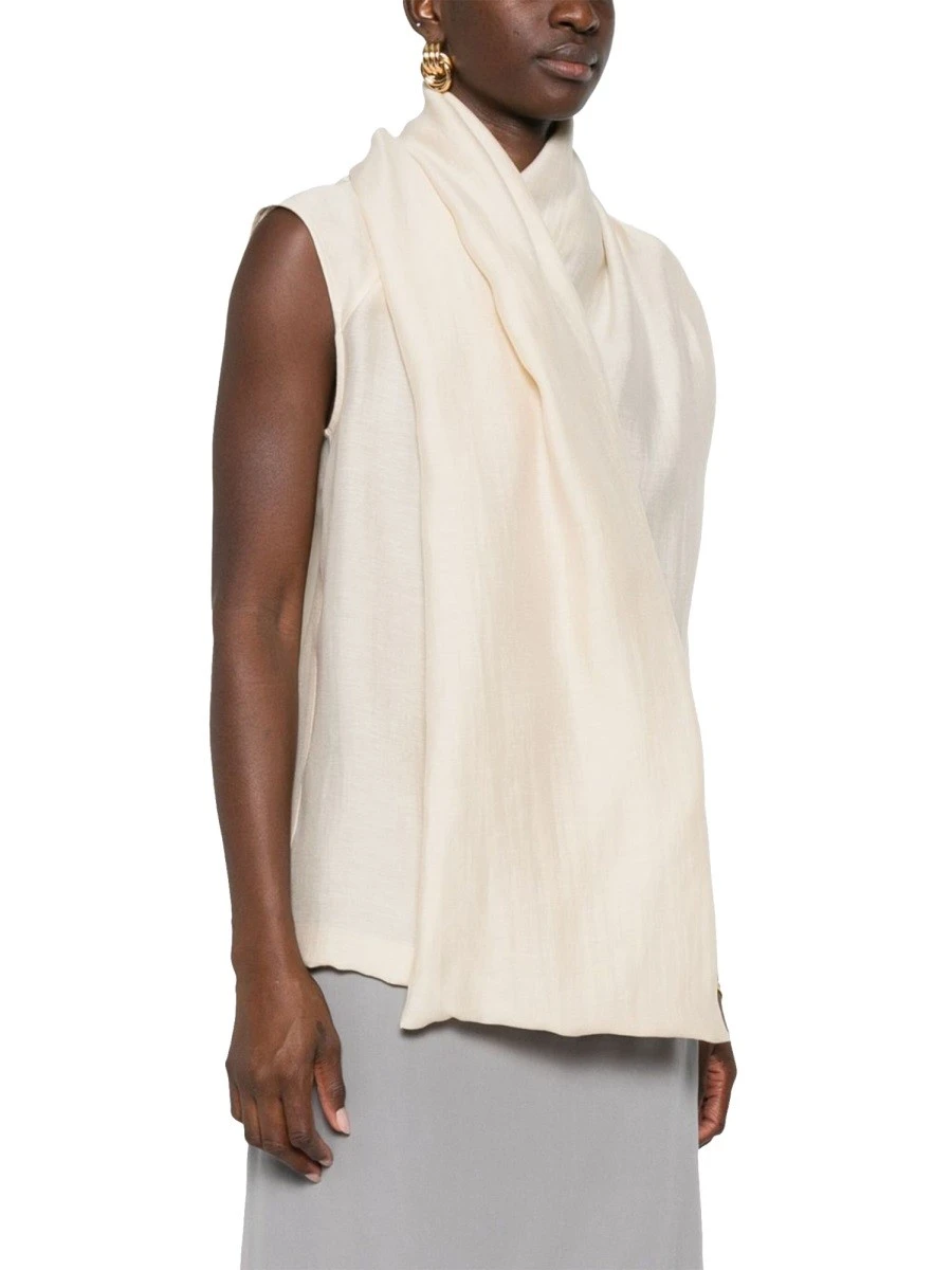 BLOUSE WITH SCARF