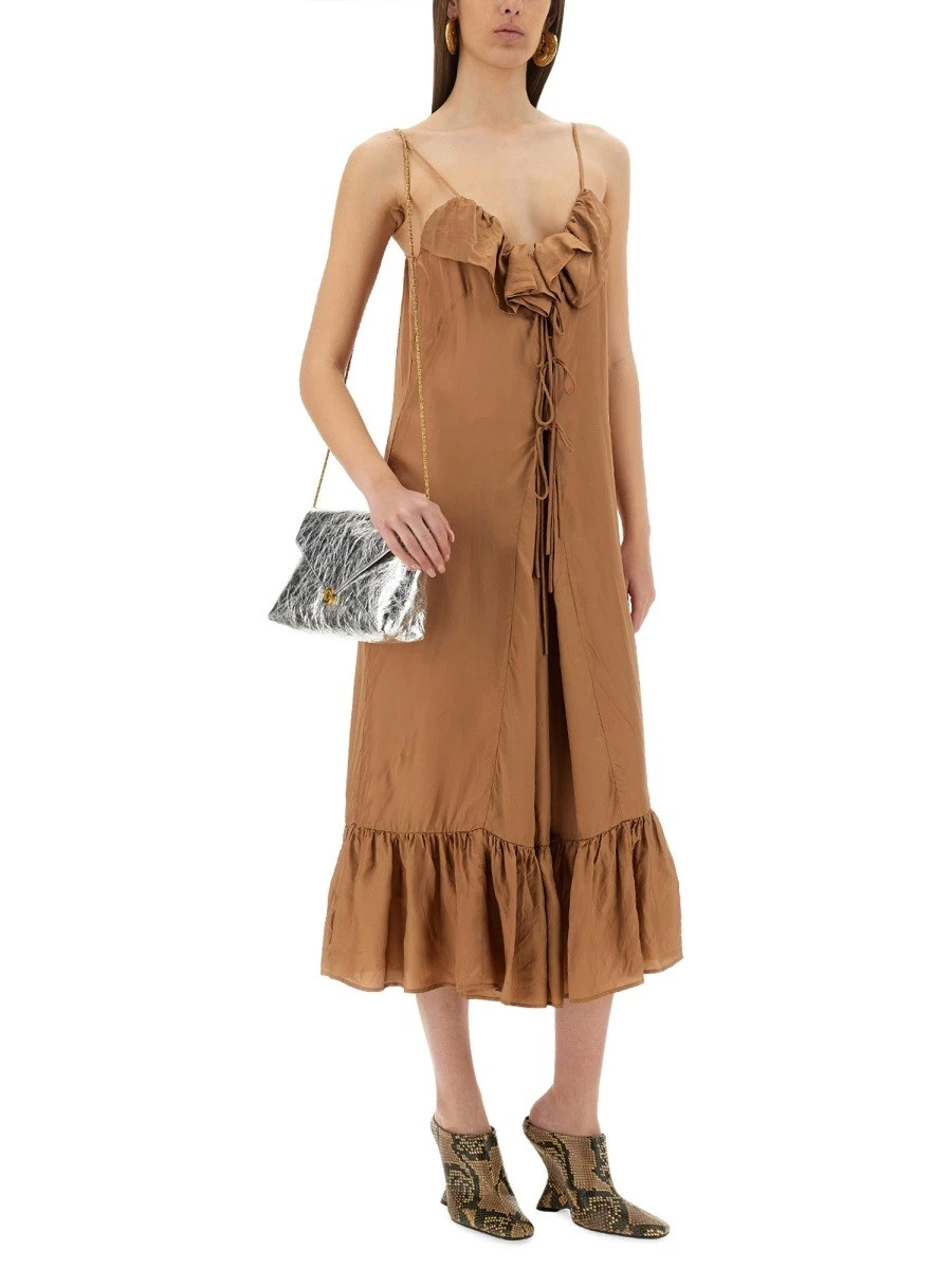 PETTICOAT DRESS WITH RUFFLES