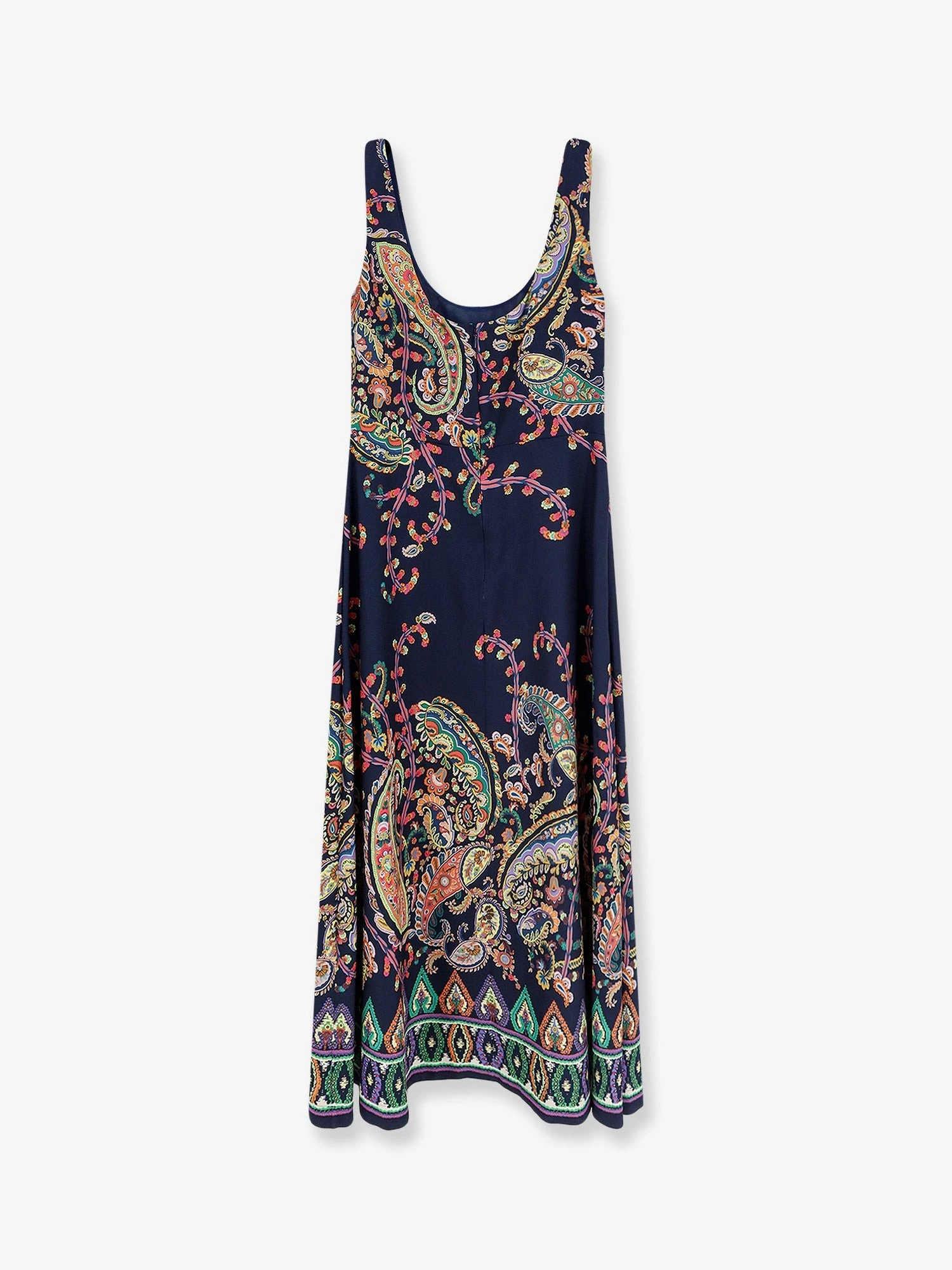 Dress with iconic multicolor print