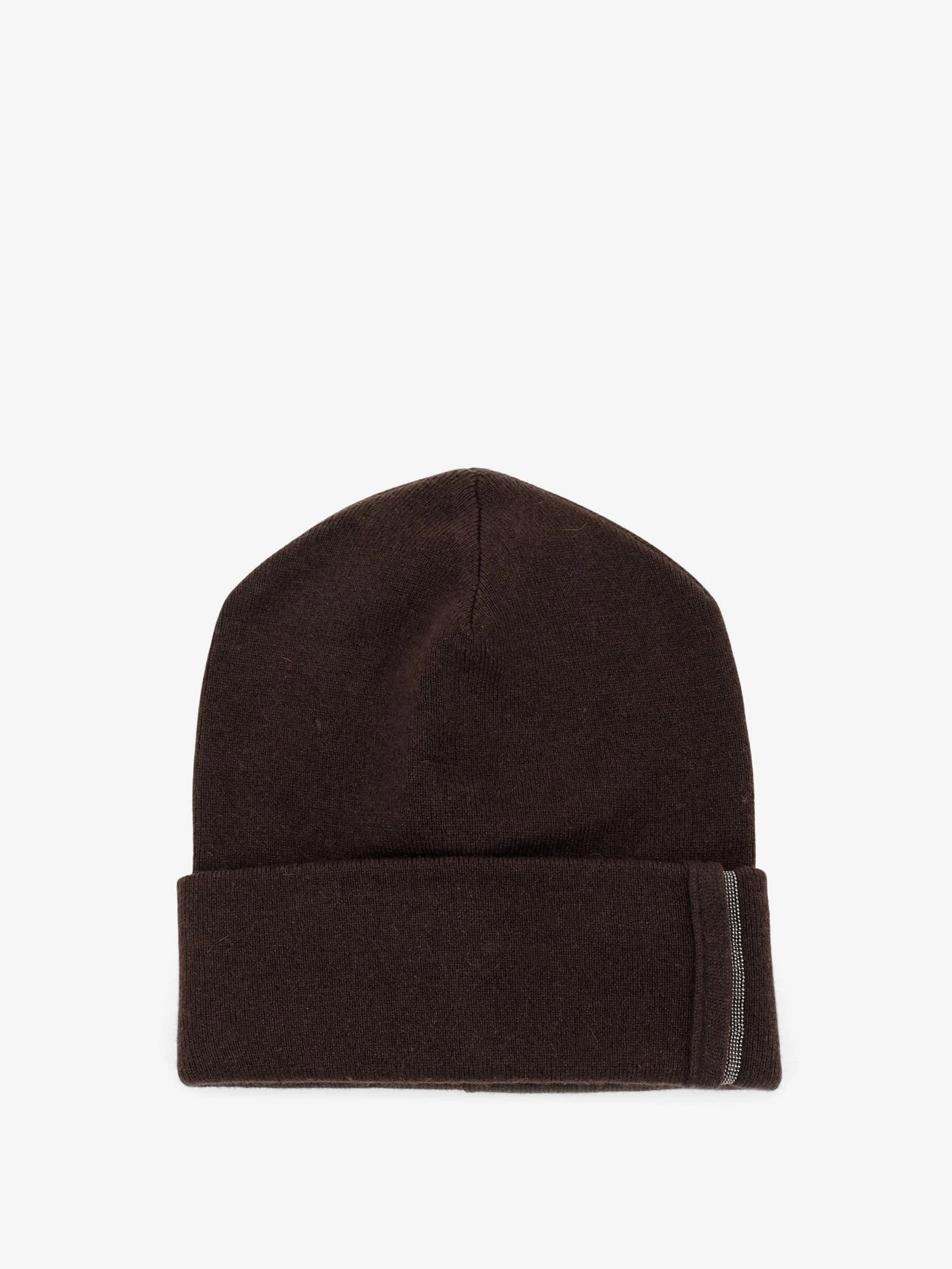 Cashmere hat with Monili detail