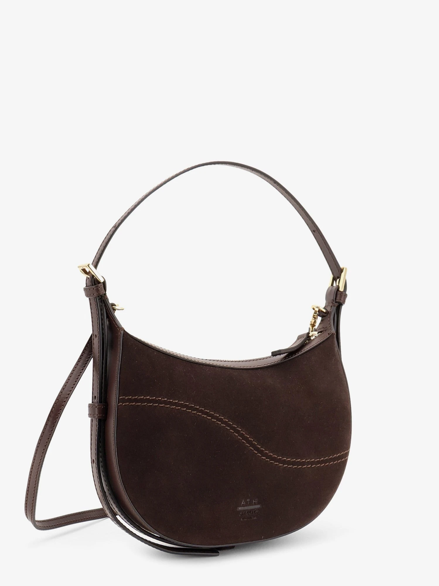 Silea suede shoulder bag