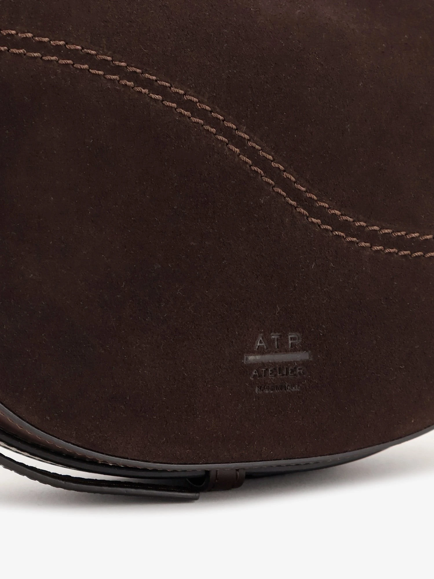 Silea suede shoulder bag