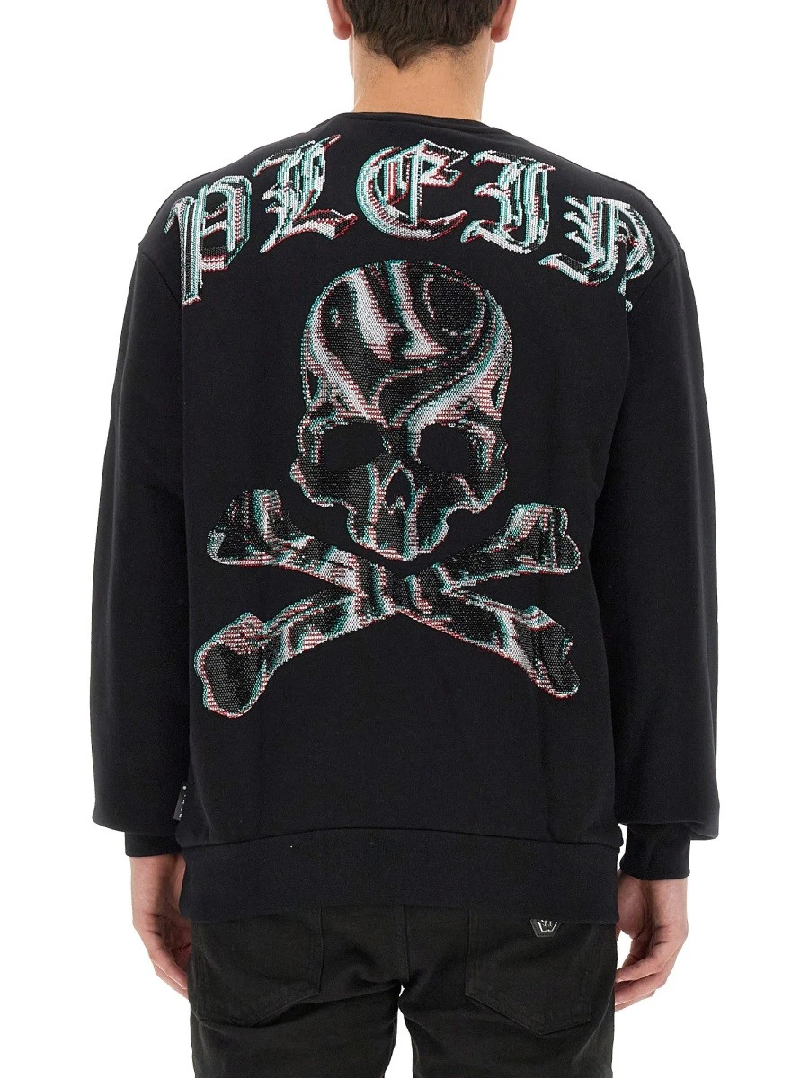 SWEATSHIRT WITH RHINESTONE LOGO.webp